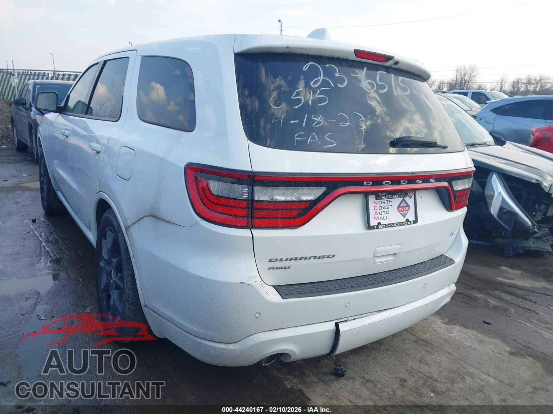 DODGE DURANGO 2017 - 1C4SDJCT0HC783310