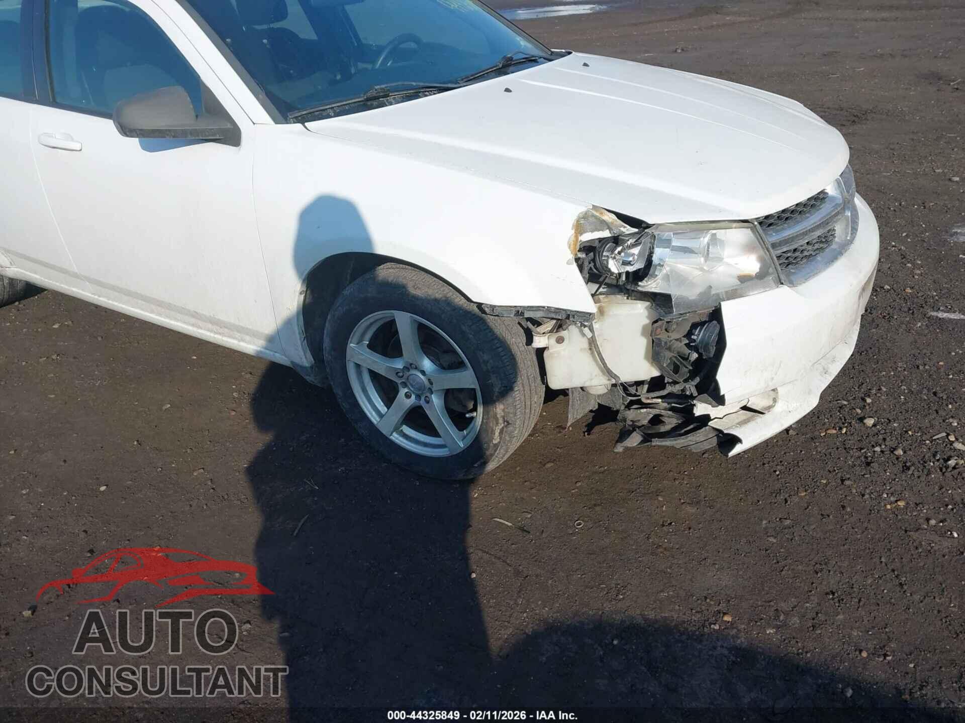DODGE AVENGER 2012 - 1C3CDZAB7CN132741