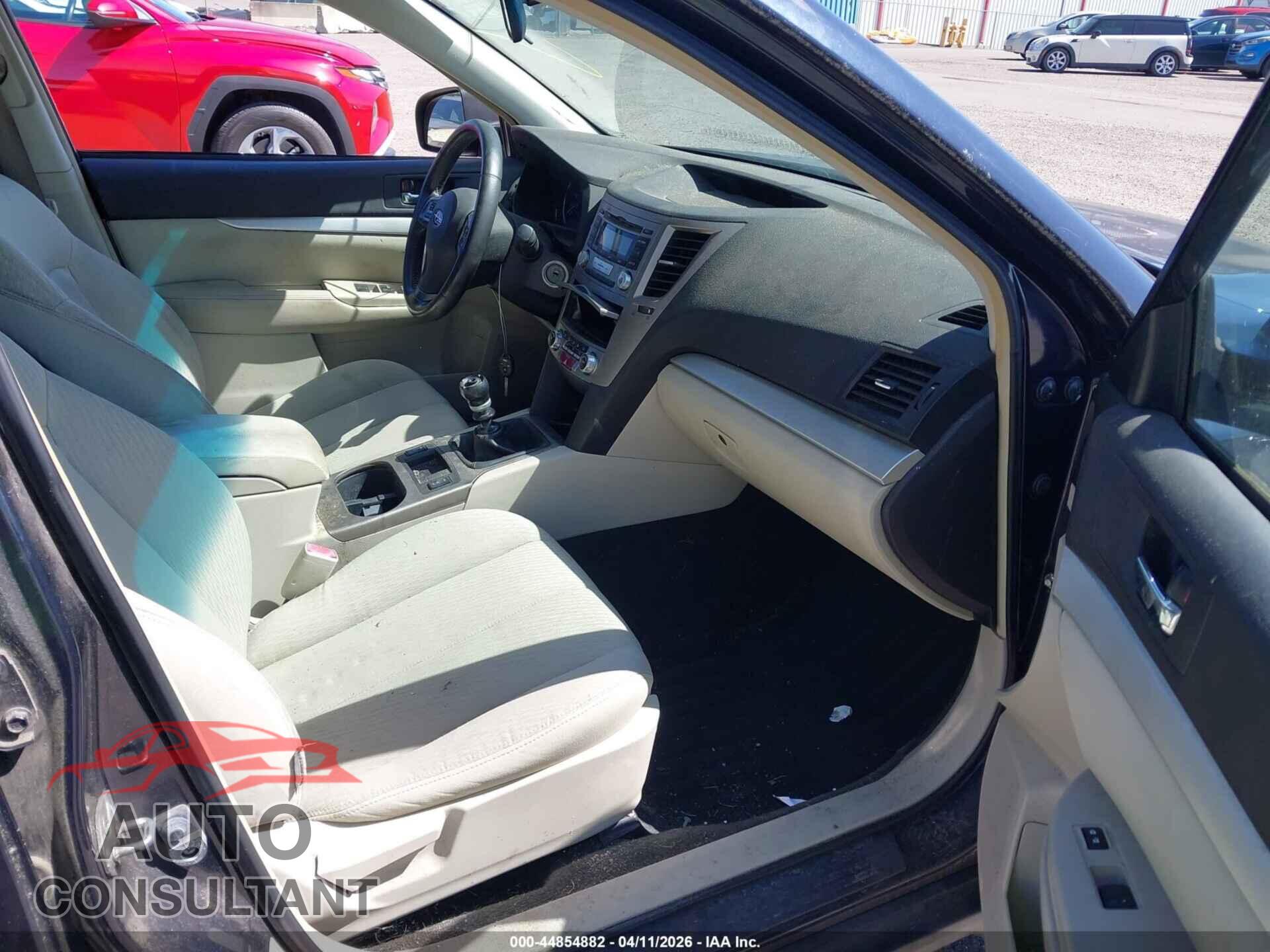 SUBARU OUTBACK 2012 - 4S4BRBCC9C1231960