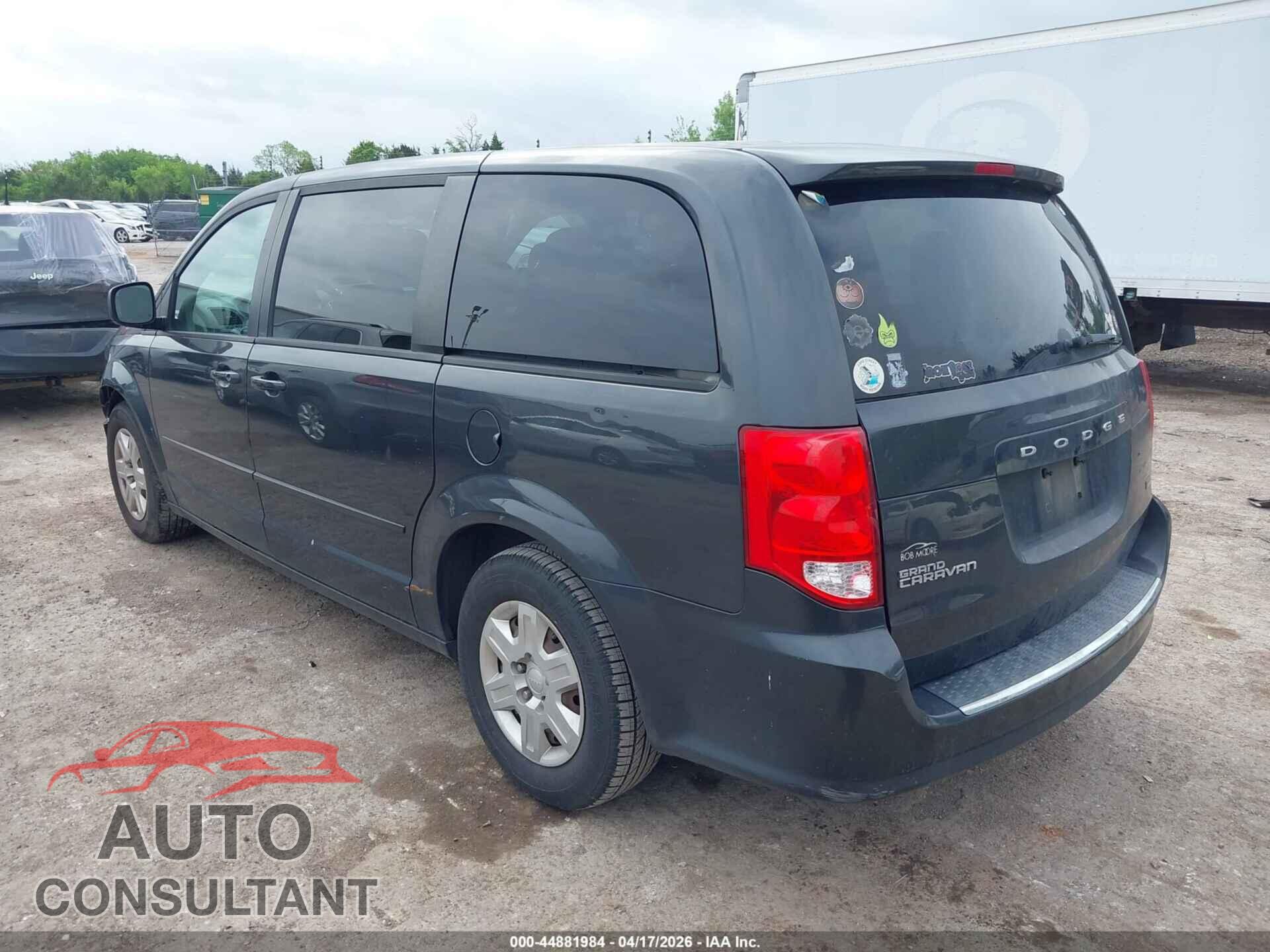 DODGE GRAND CARAVAN 2011 - 2D4RN4DG0BR773473