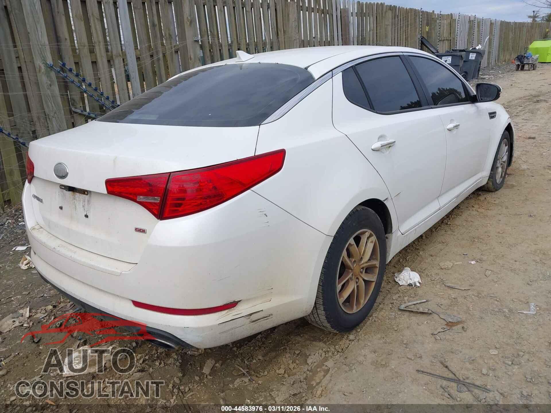 KIA OPTIMA 2013 - KNAGM4A7XD5392061