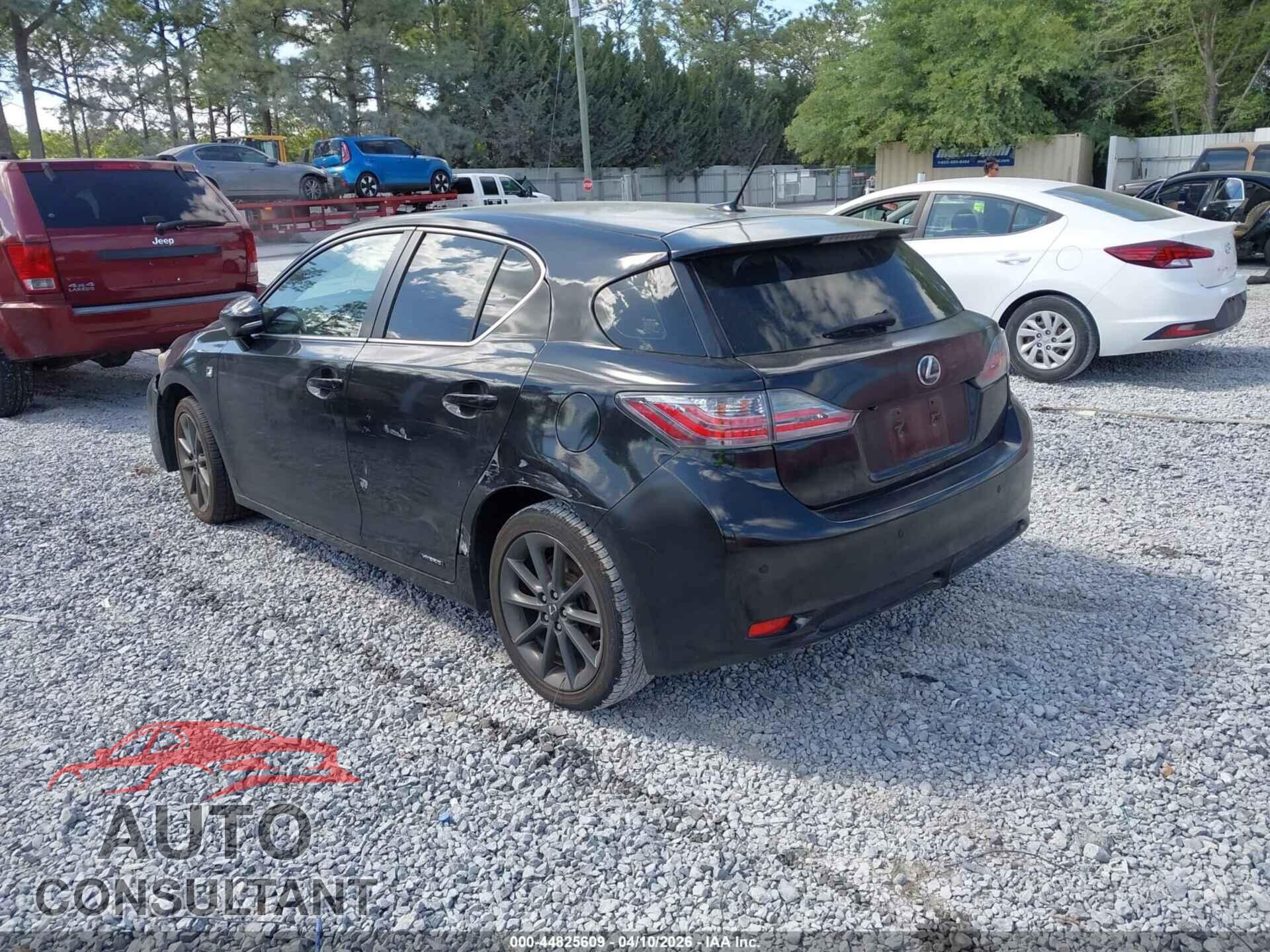 LEXUS CT 200H 2013 - JTHKD5BH1D2130732