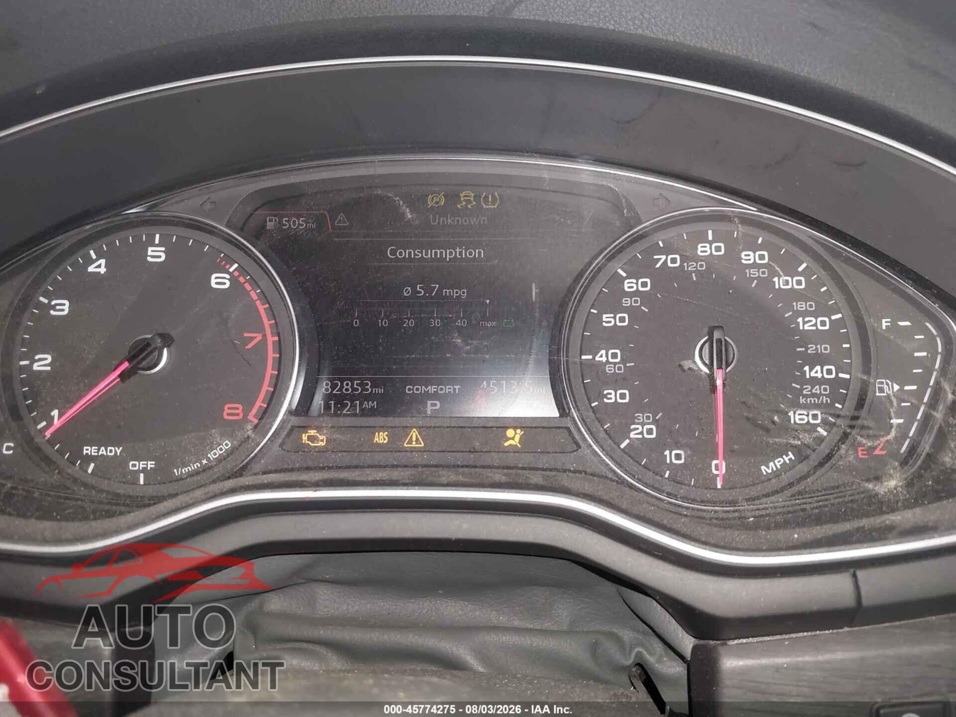 AUDI A5 2018 - WAUANCF59JA042914