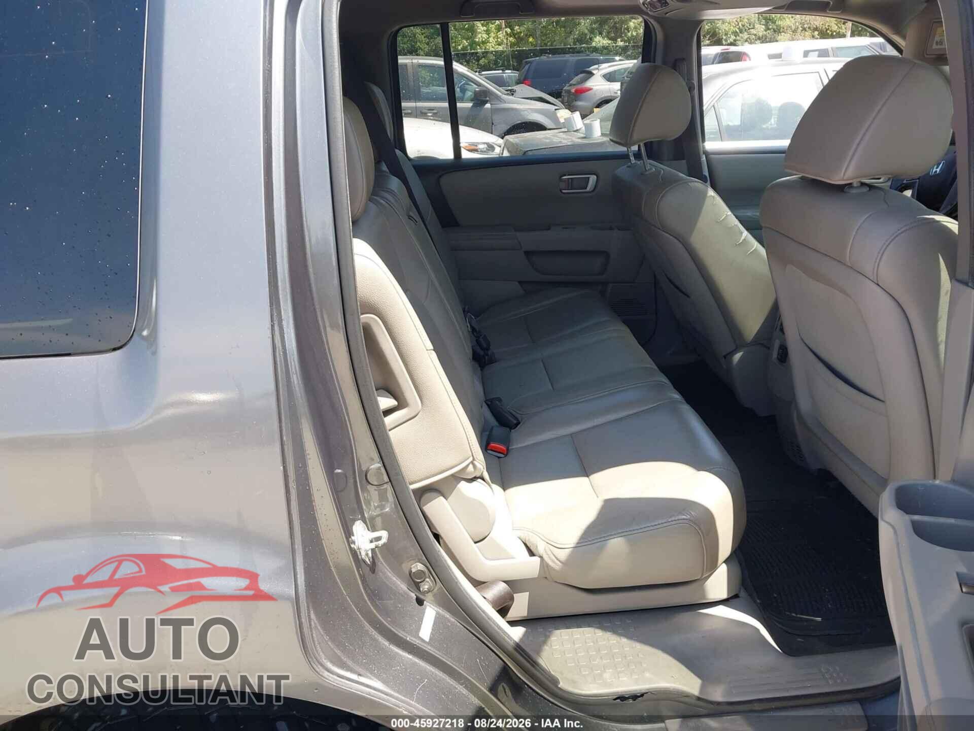HONDA PILOT 2012 - 5FNYF3H51CB022372