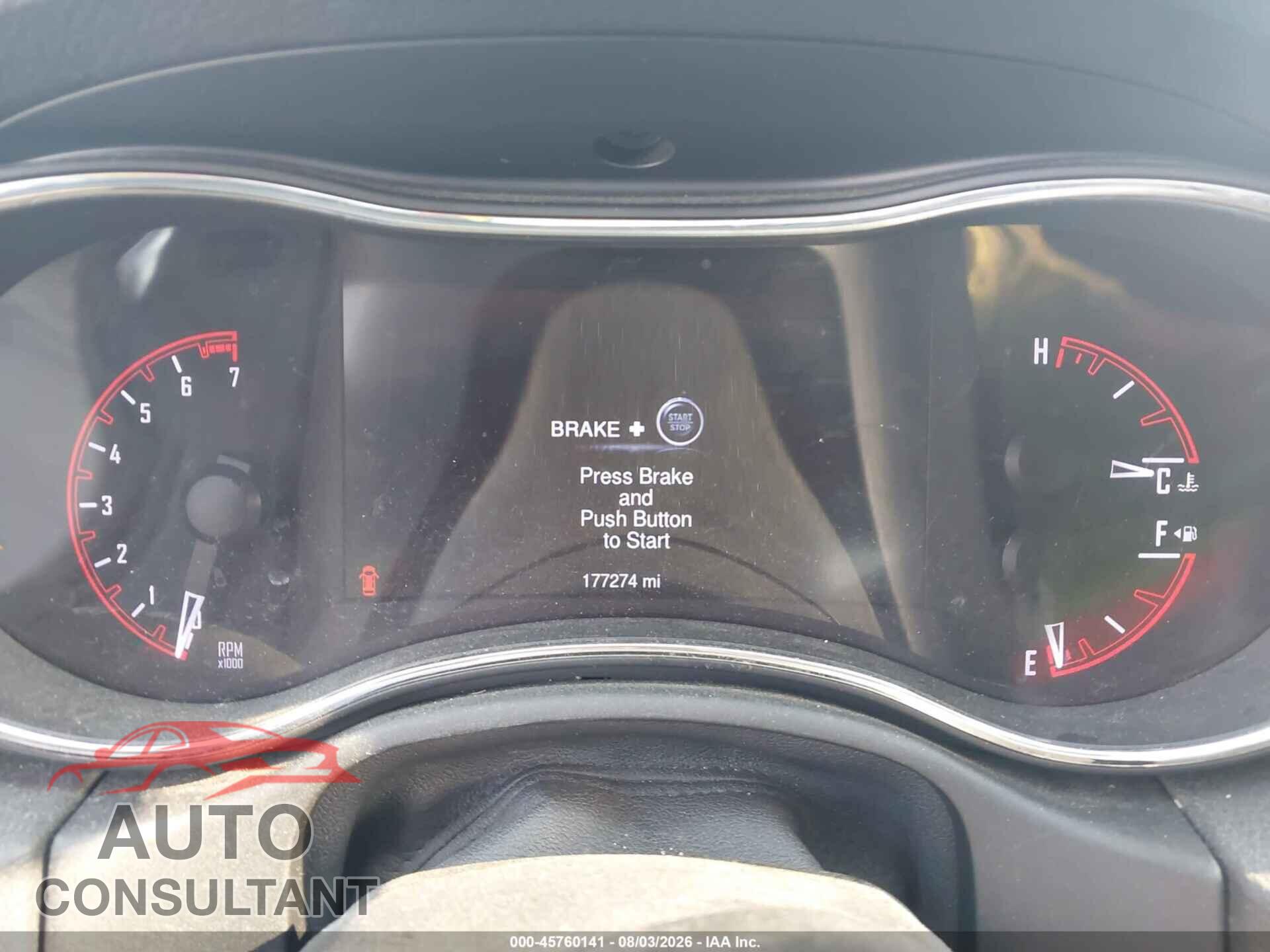 DODGE DURANGO 2015 - 1C4RDJDG3FC864170