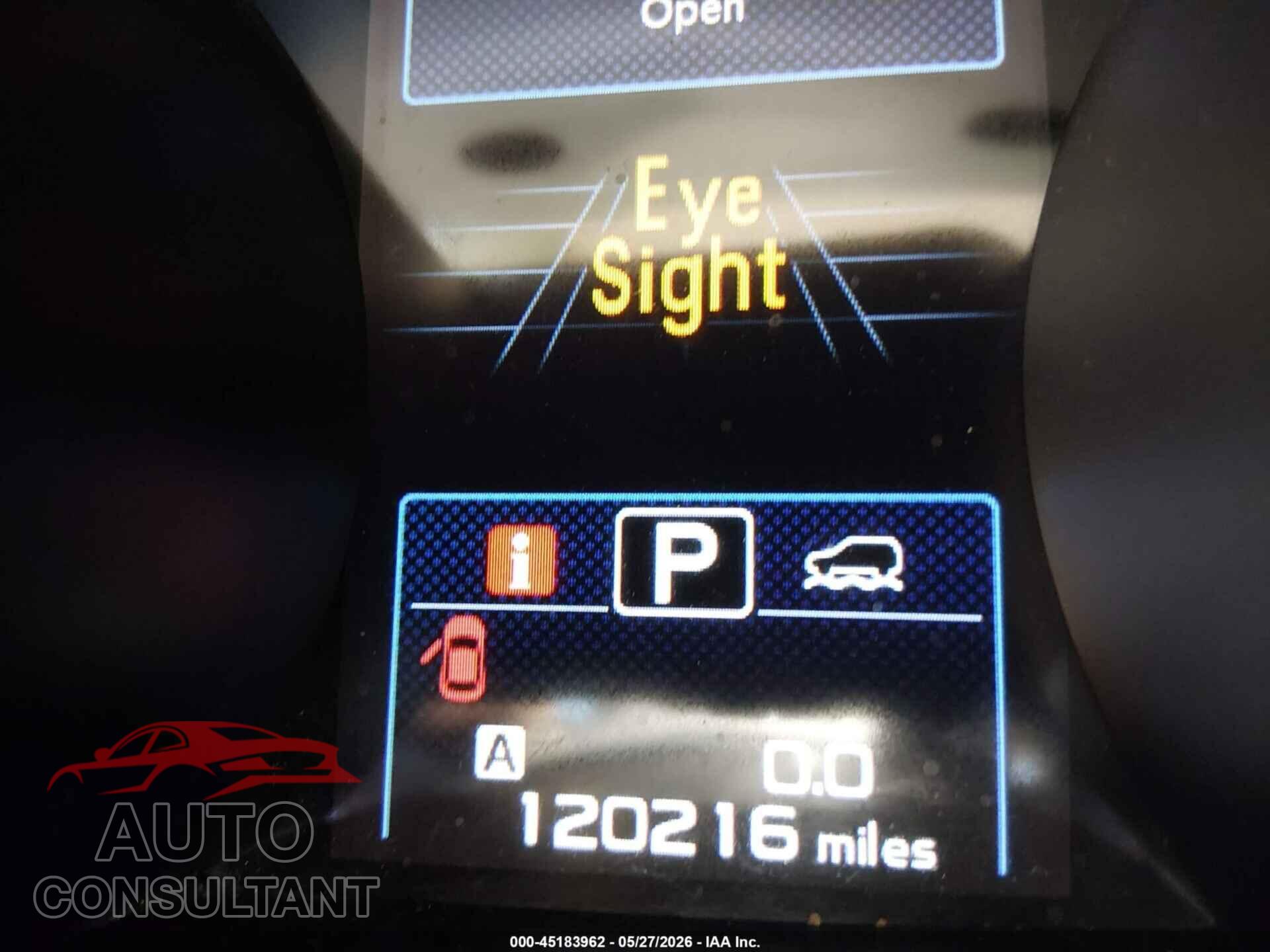 SUBARU OUTBACK 2019 - 4S4BSABC6K3210048