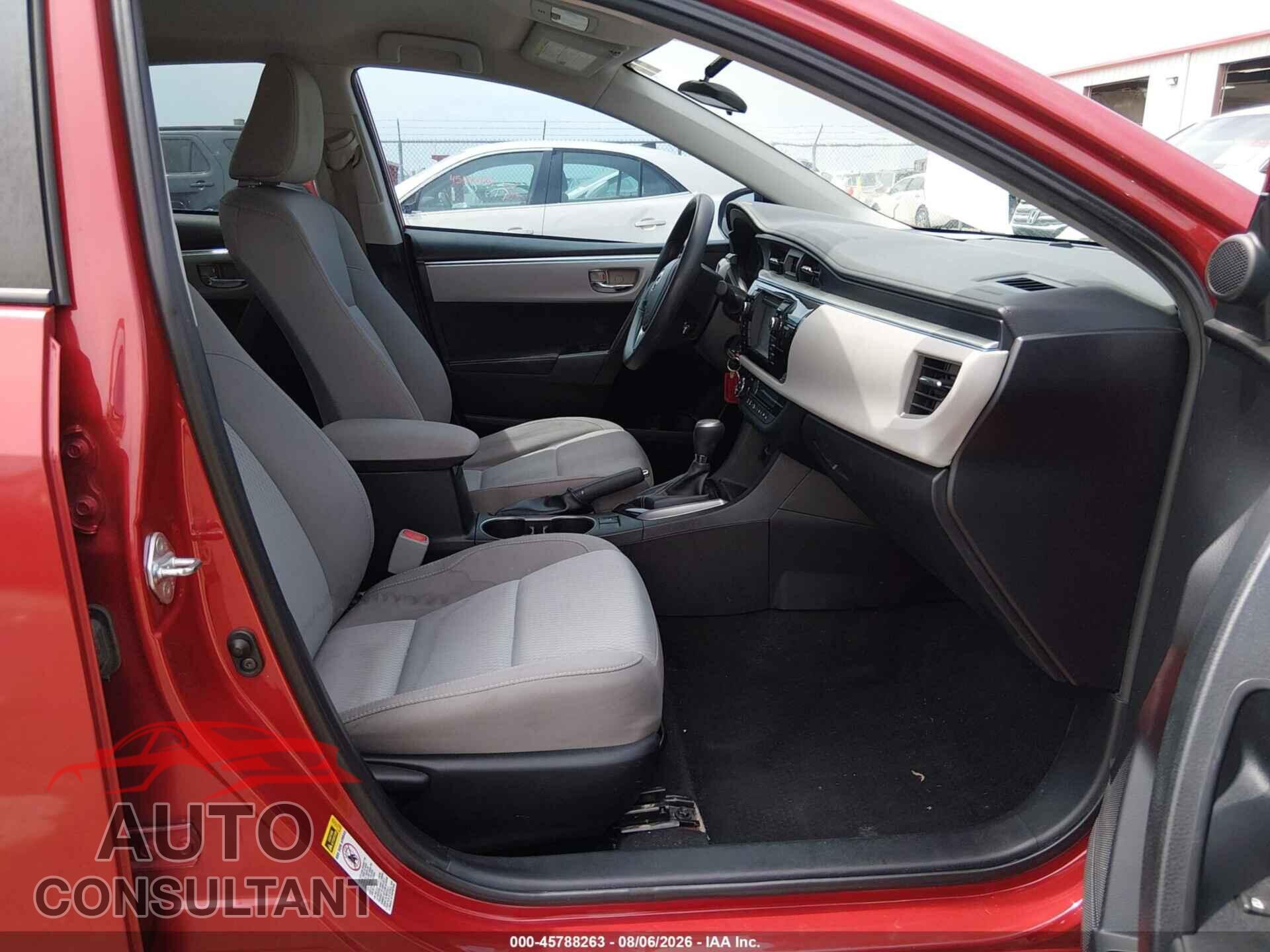 TOYOTA COROLLA 2016 - 5YFBURHE5GP447361
