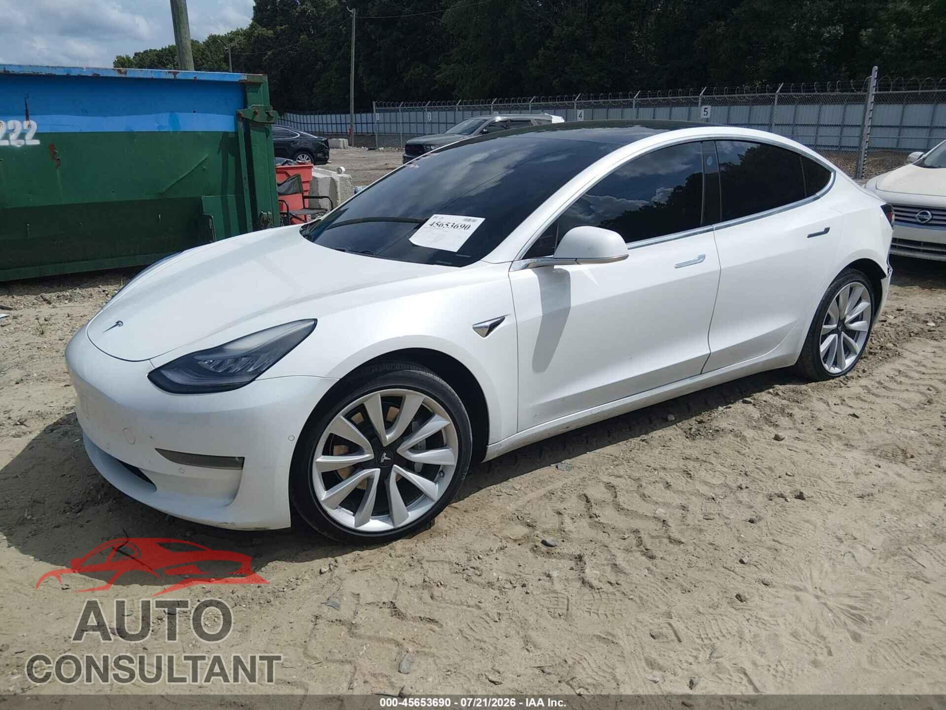 TESLA MODEL 3 2019 - 5YJ3E1EB1KF494792
