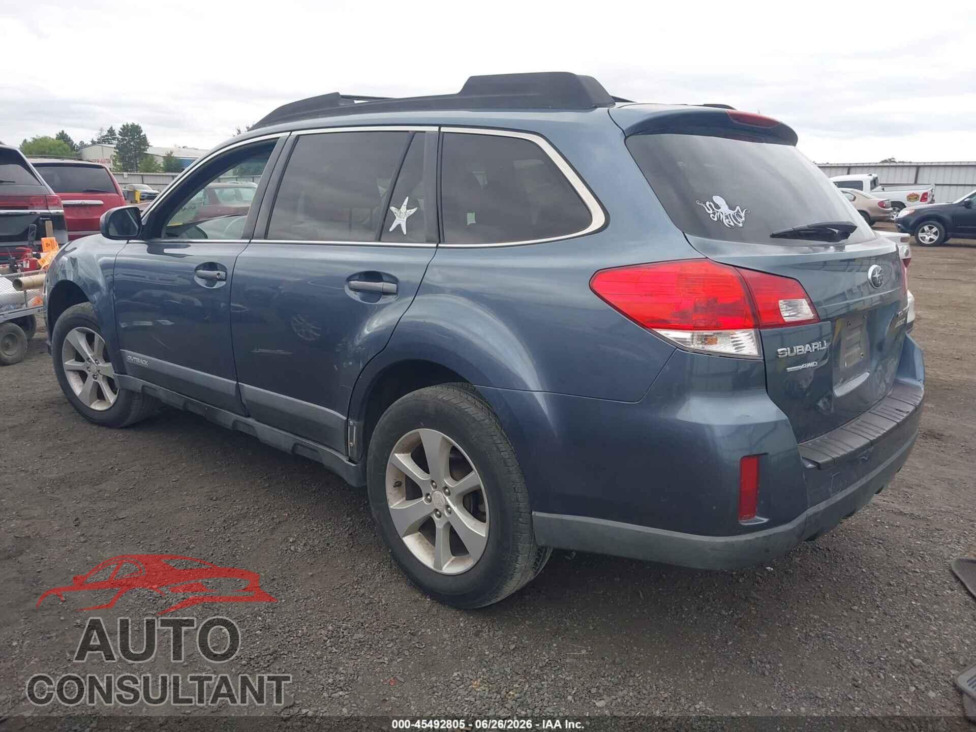 SUBARU OUTBACK 2013 - 4S4BRBBC3D3280918