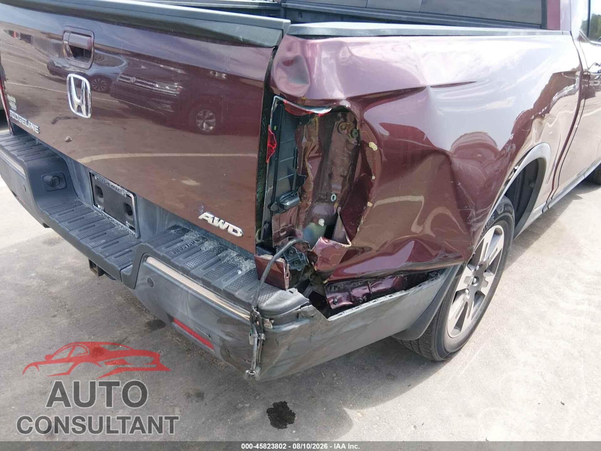 HONDA RIDGELINE 2017 - 5FPYK3F76HB031387
