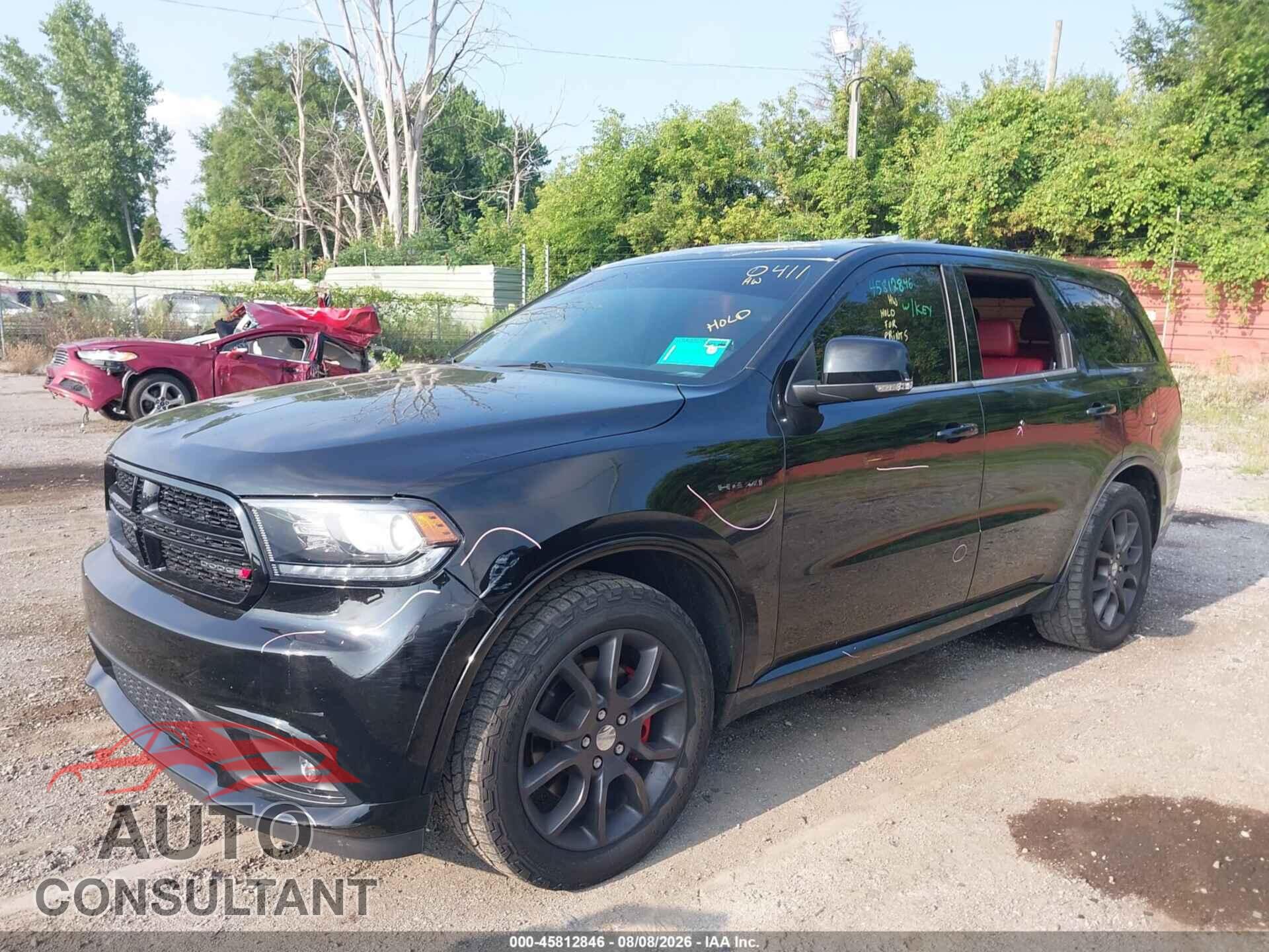 DODGE DURANGO 2017 - 1C4SDJCT9HC630411