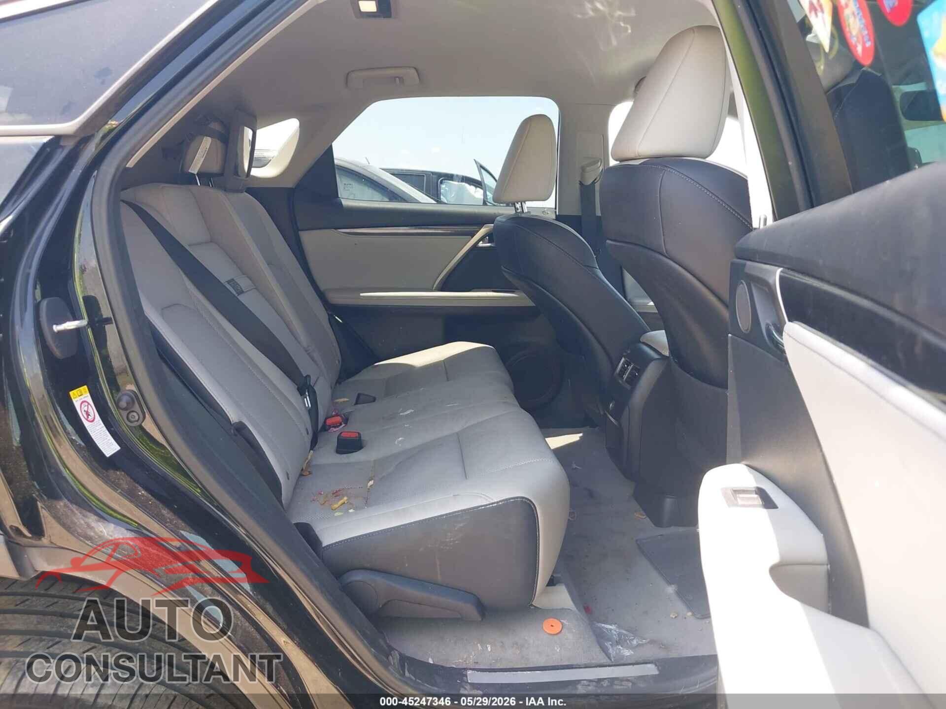LEXUS RX 350 2017 - 2T2ZZMCA4HC076276