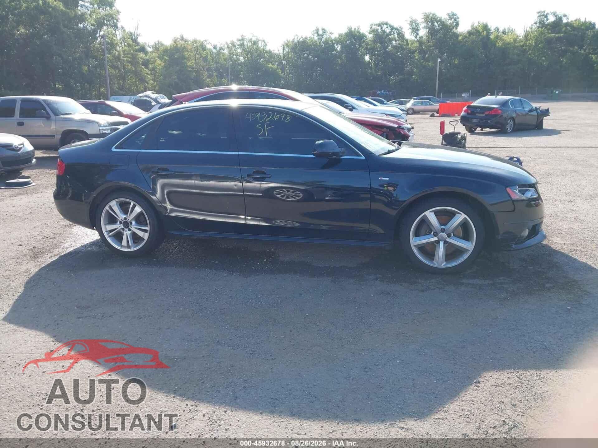 AUDI A4 2012 - WAUKFBFL1CA088878