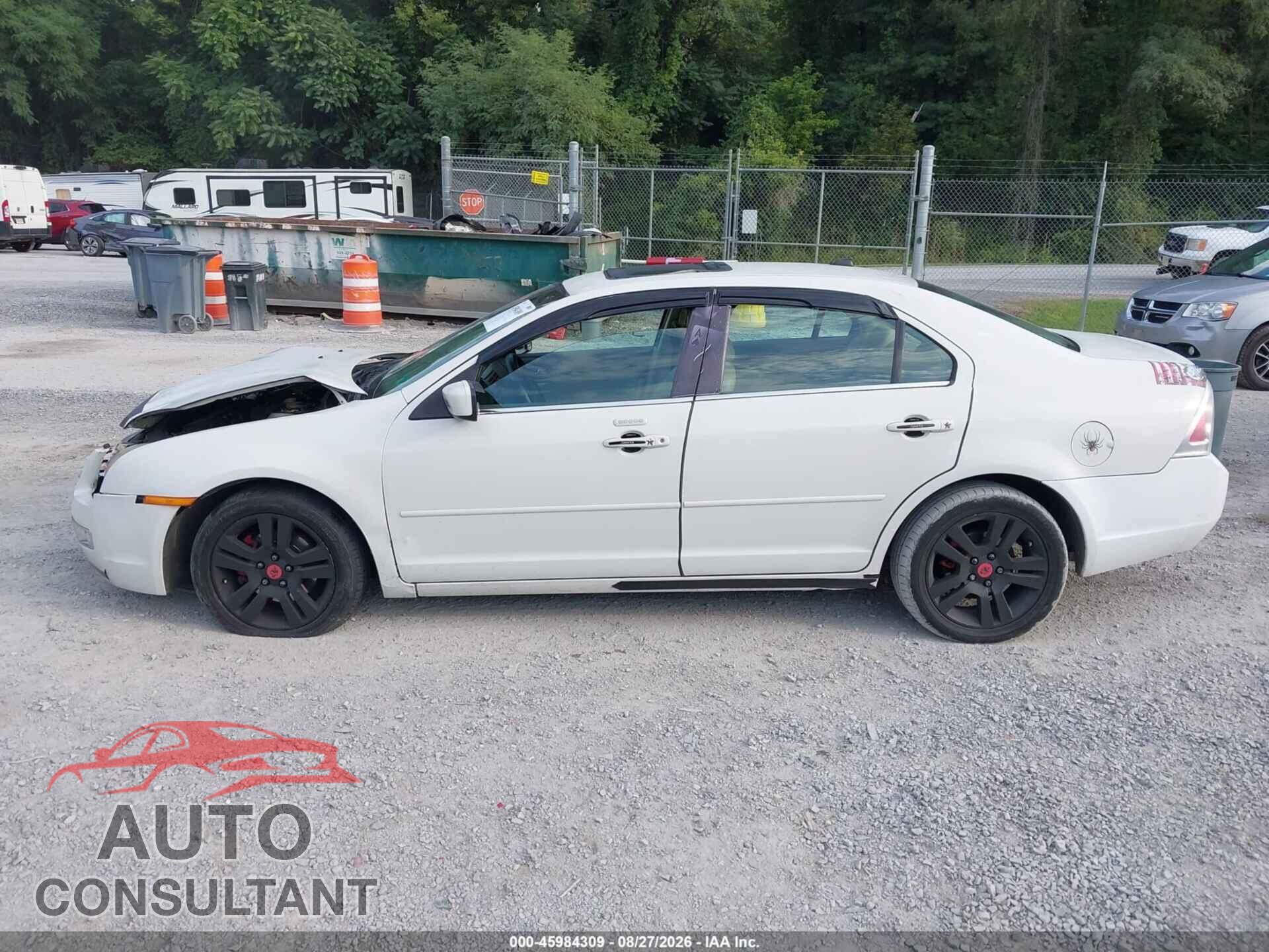 FORD FUSION 2009 - 3FAHP08169R101204