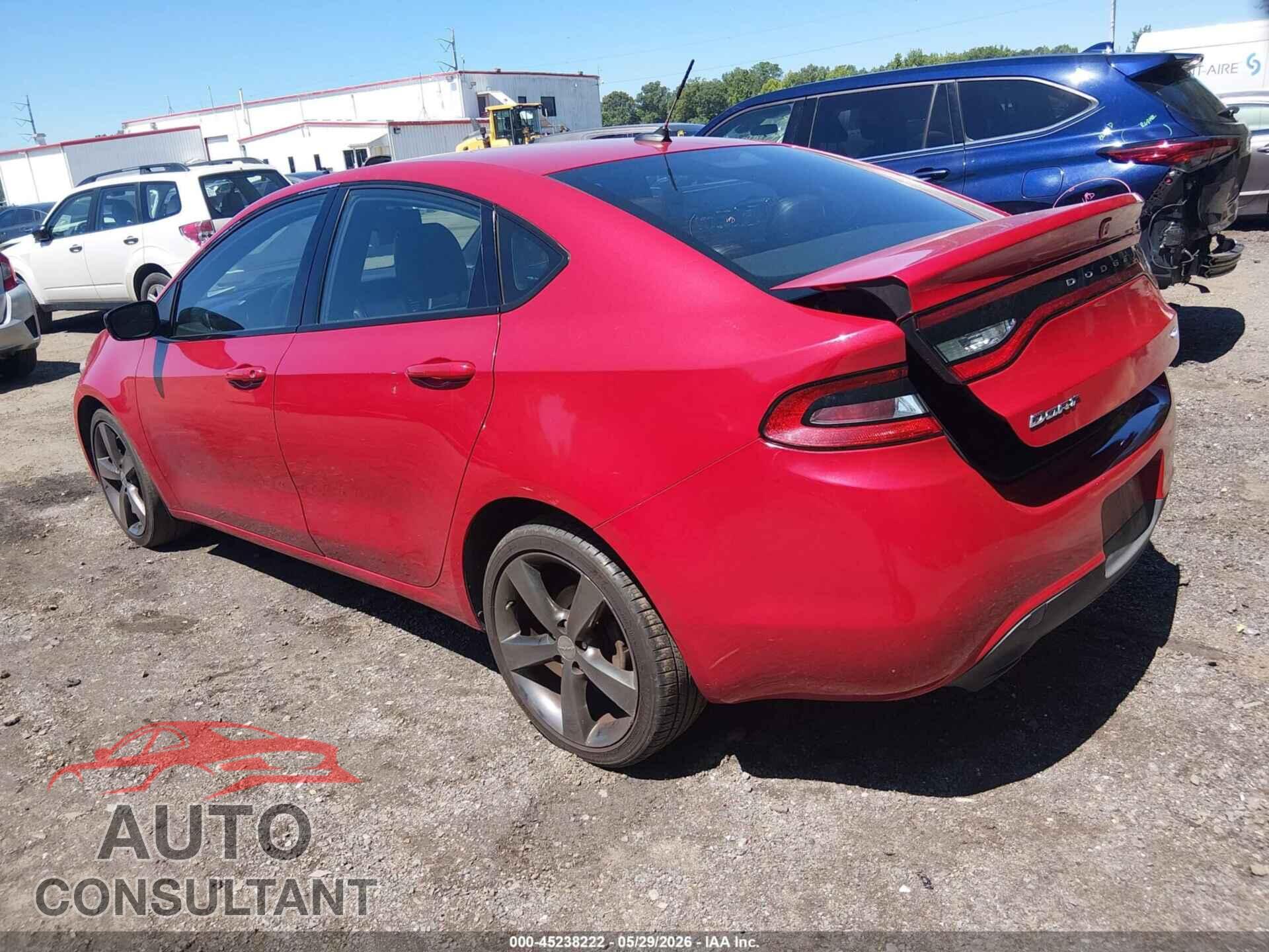 DODGE DART 2015 - 1C3CDFEB1FD152809