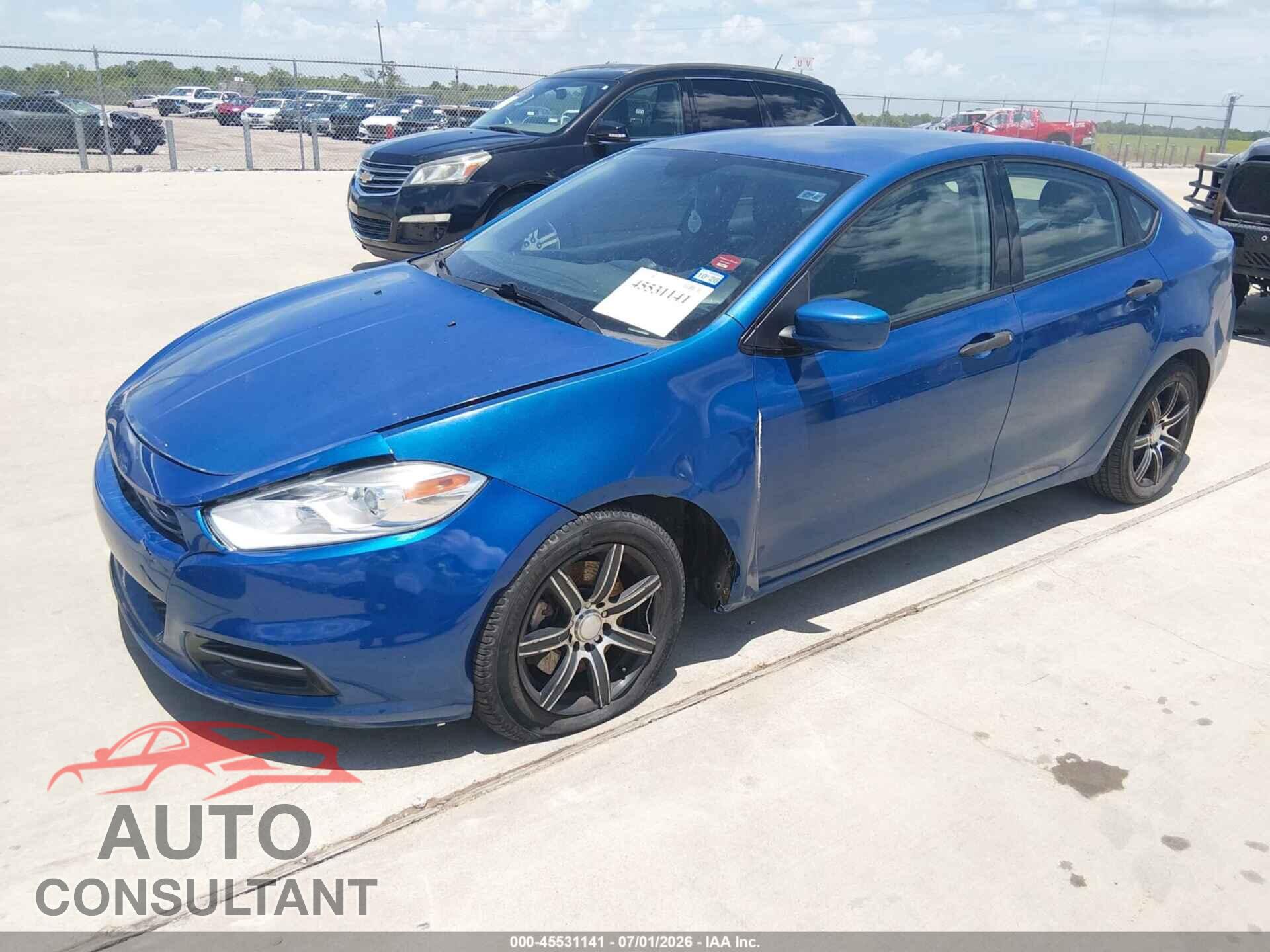DODGE DART 2013 - 1C3CDFAA2DD305854