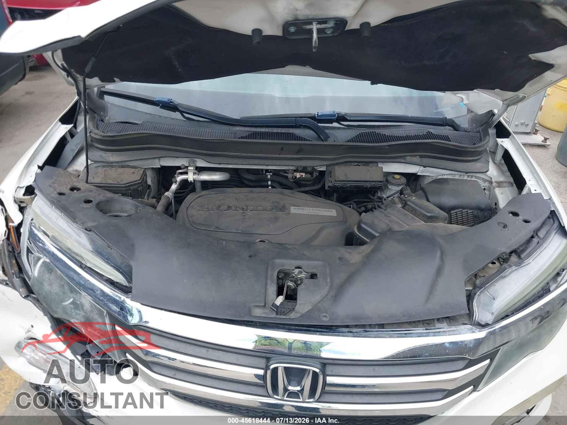 HONDA PILOT 2017 - 5FNYF5H76HB009864