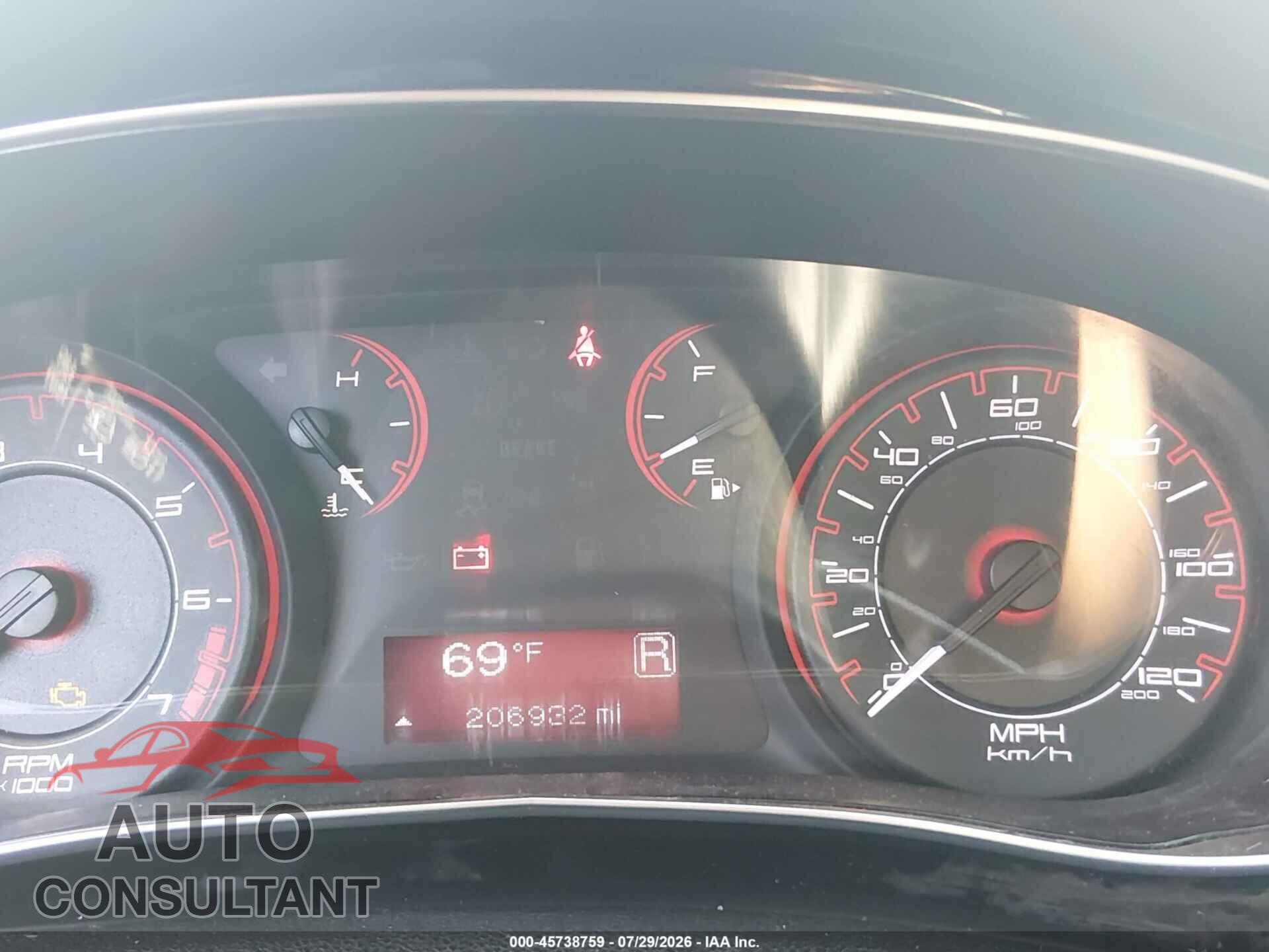 DODGE DART 2013 - 1C3CDFBA8DD204462