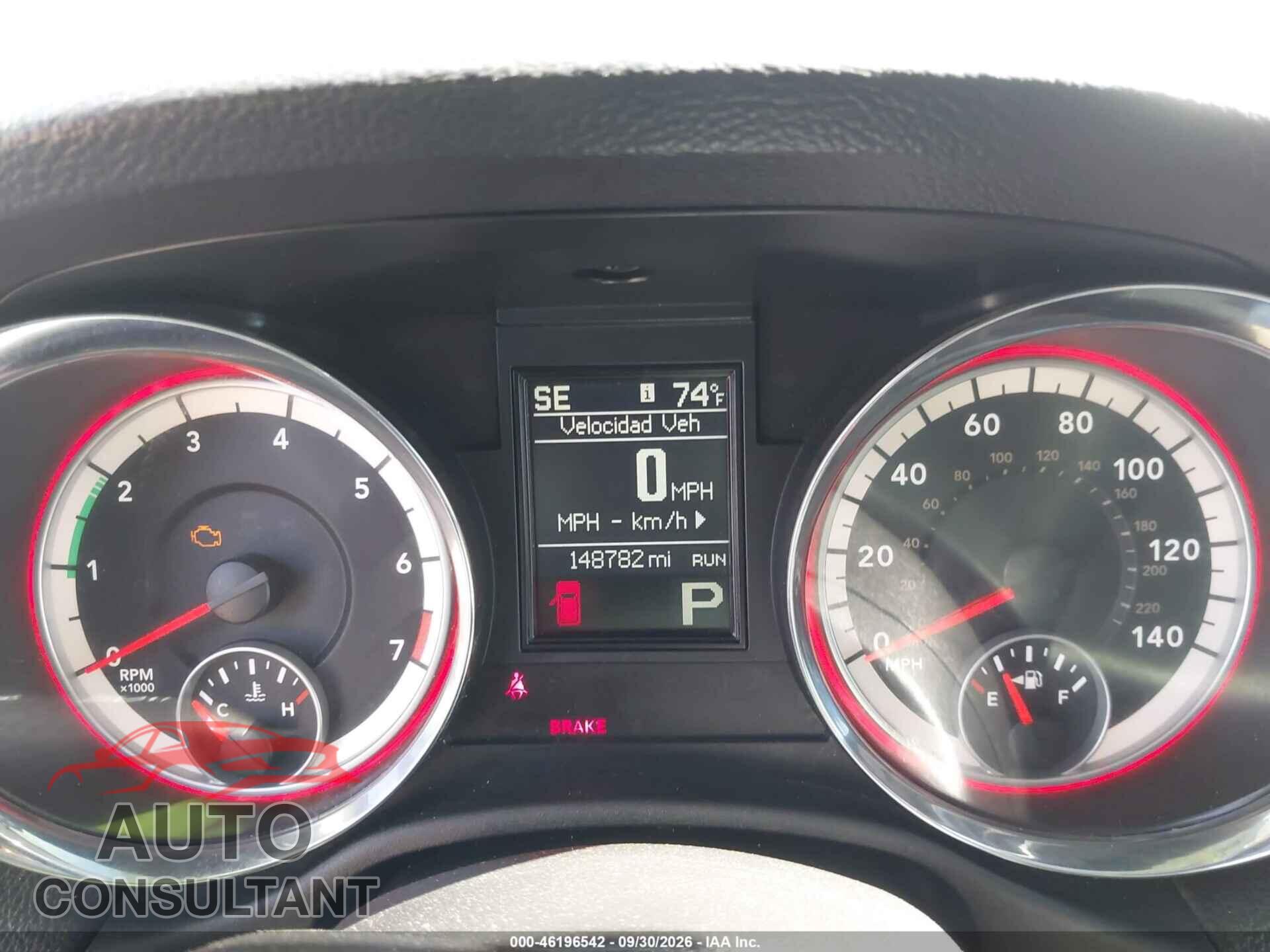 DODGE DURANGO 2013 - 1C4RDHAG3DC662732