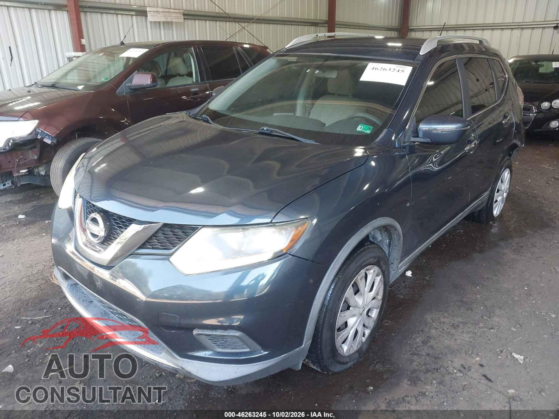 NISSAN ROGUE 2016 - KNMAT2MVXGP622765