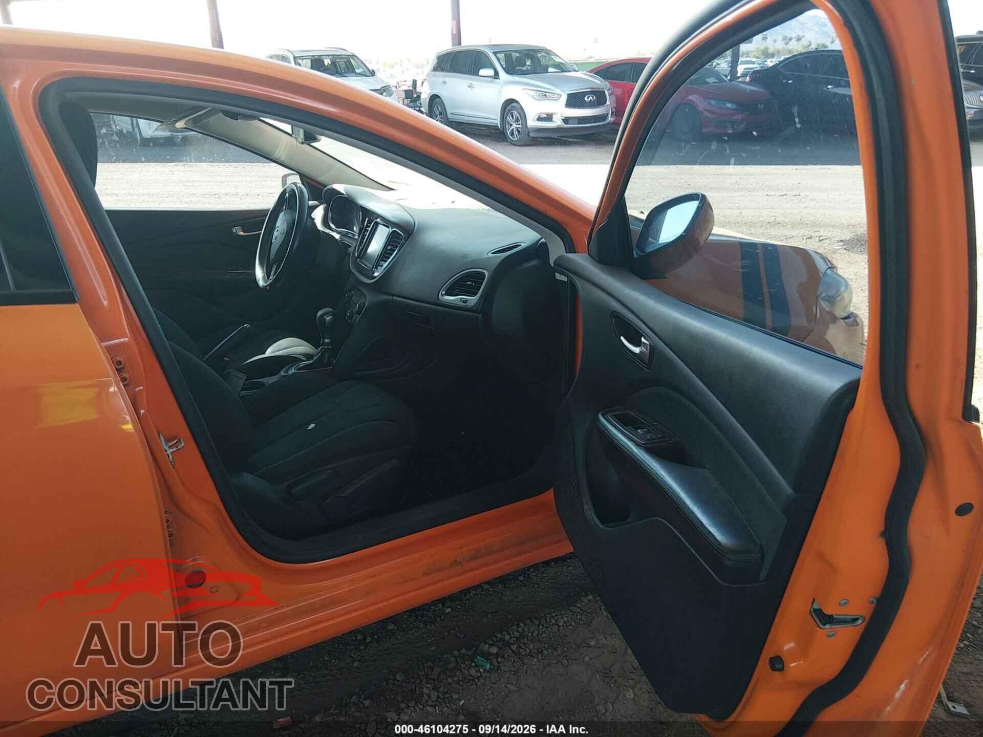 DODGE DART 2013 - 1C3CDFBA4DD307460