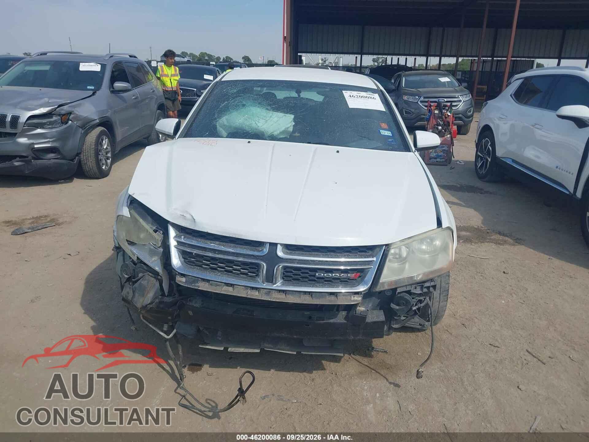 DODGE AVENGER 2013 - 1C3CDZCB3DN567979
