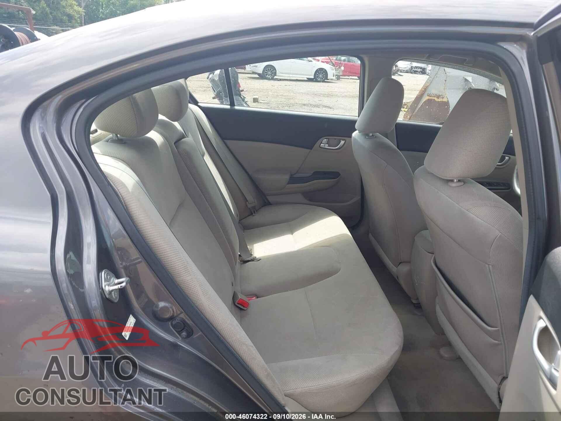 HONDA CIVIC 2012 - 19XFB2F83CE085280
