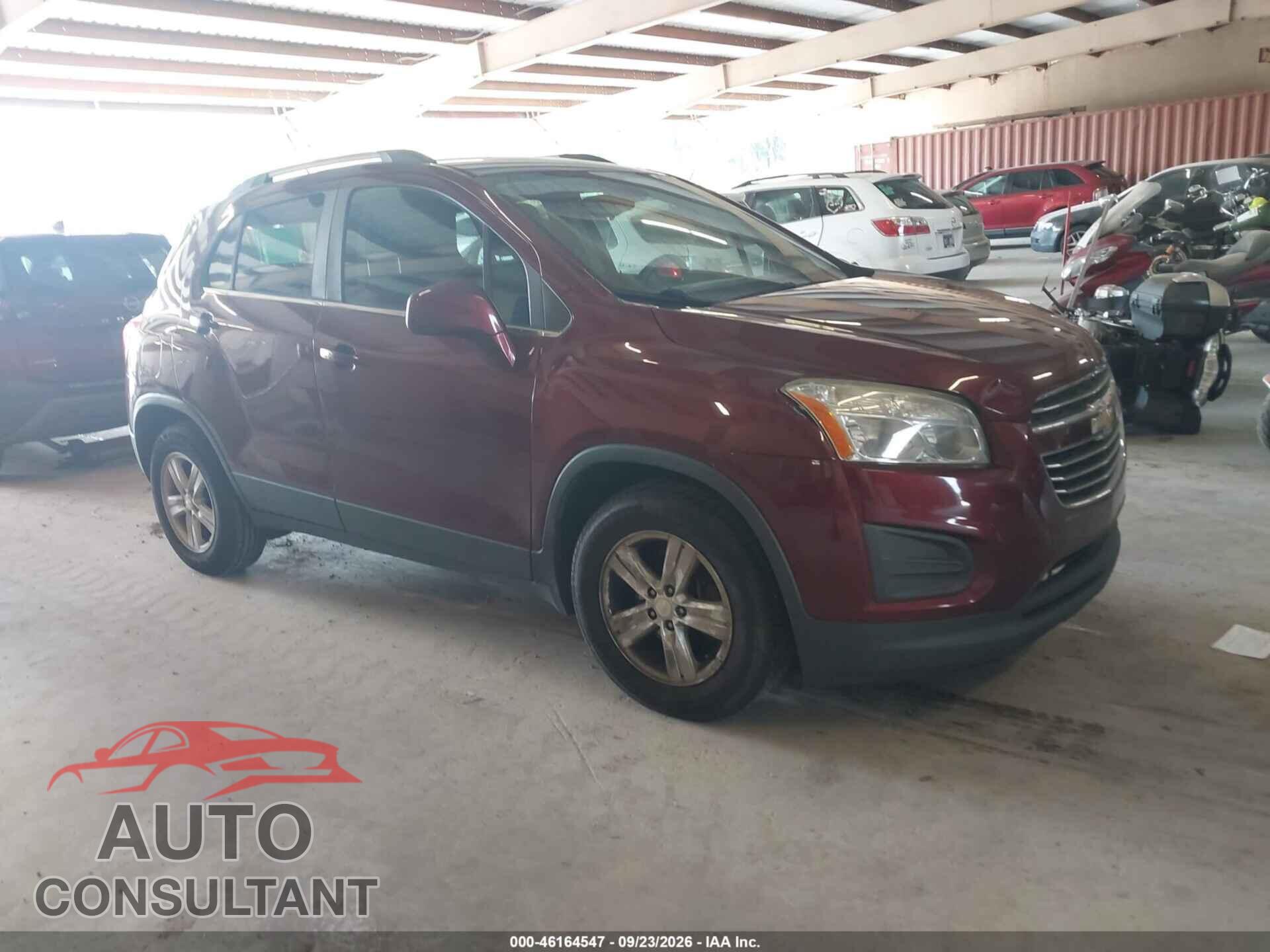 CHEVROLET TRAX 2016 - 3GNCJLSB4GL242871