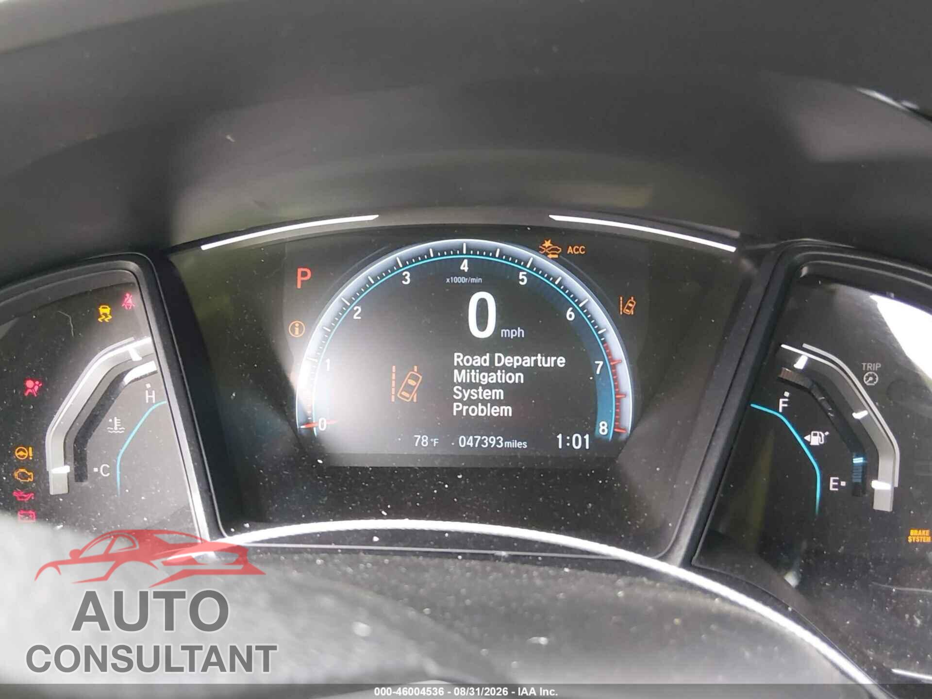 HONDA CIVIC 2019 - 2HGFC2F65KH590303