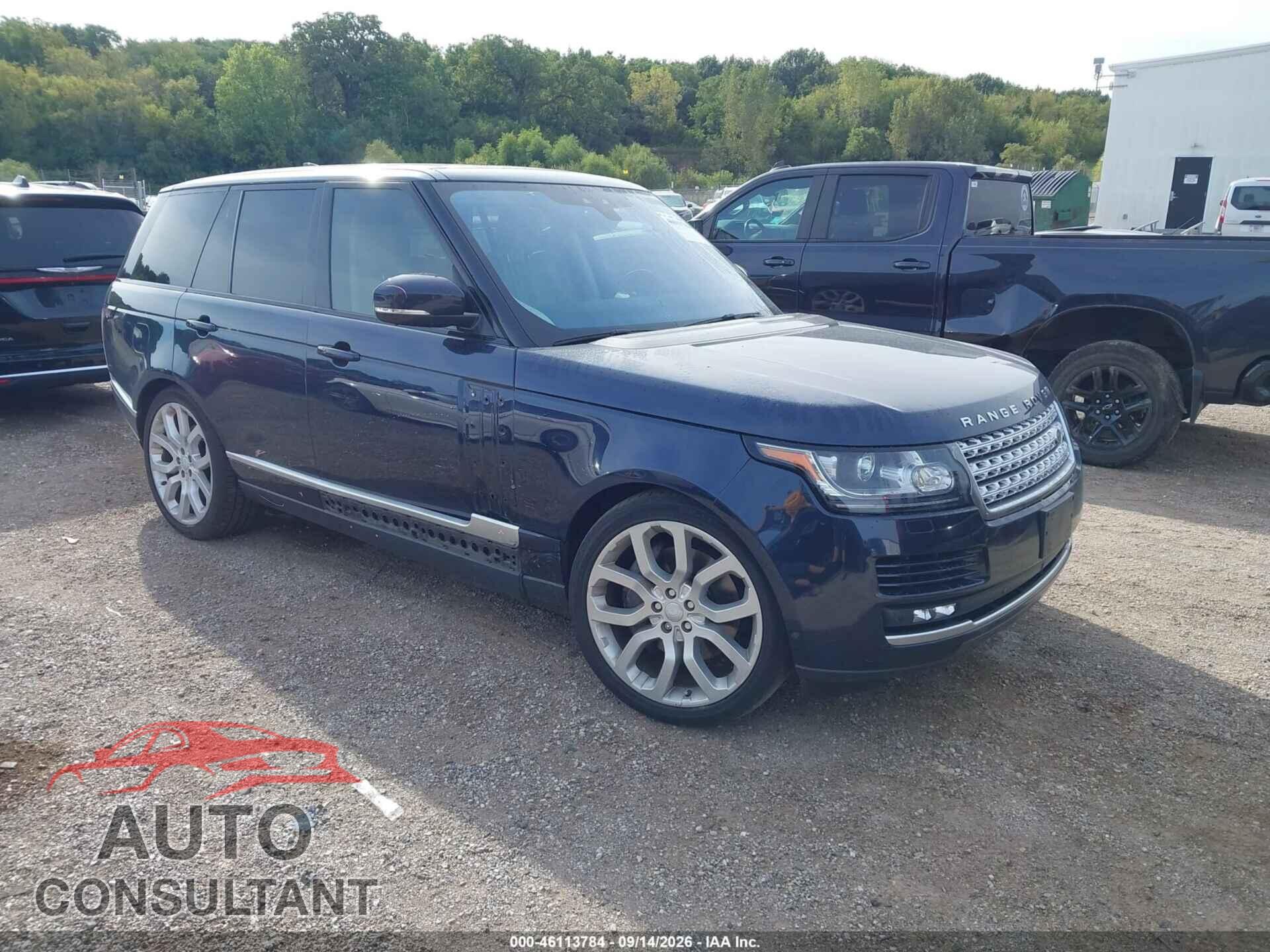 LAND ROVER RANGE ROVER 2017 - SALGS2FE8HA362647