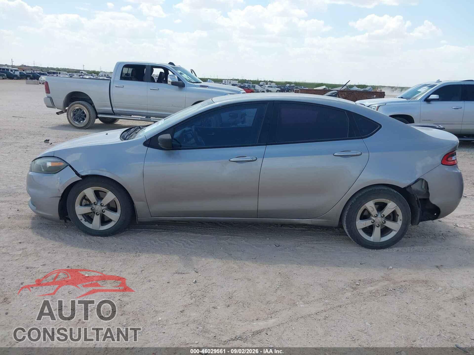 DODGE DART 2015 - 1C3CDFBB3FD227143