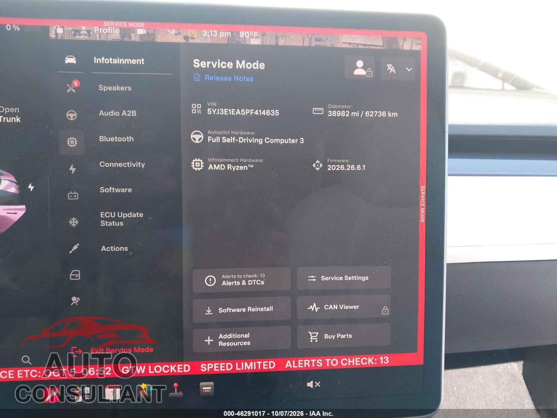 TESLA MODEL 3 2023 - 5YJ3E1EA5PF414635