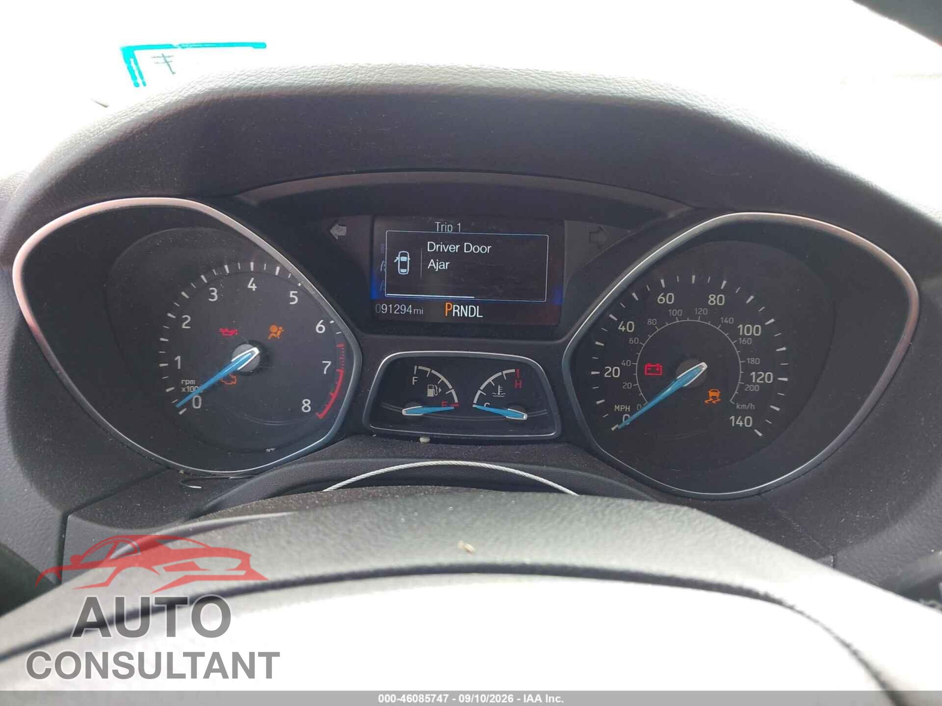FORD FOCUS 2016 - 1FADP3E22GL226578