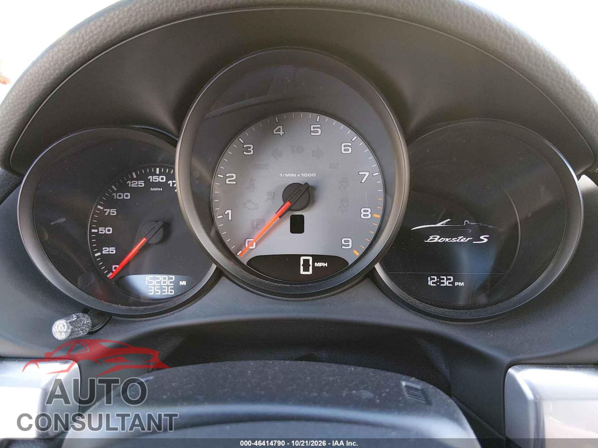 PORSCHE BOXSTER 2013 - WP0CB2A85DS130647