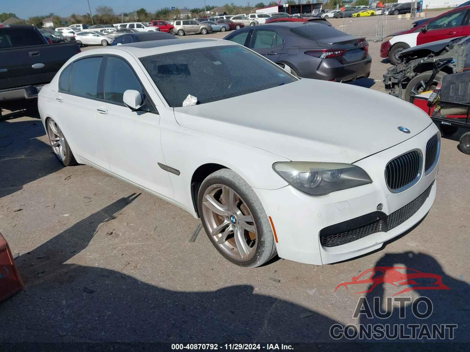 BMW 750LI 2012 - WBAKB8C56CDX20454