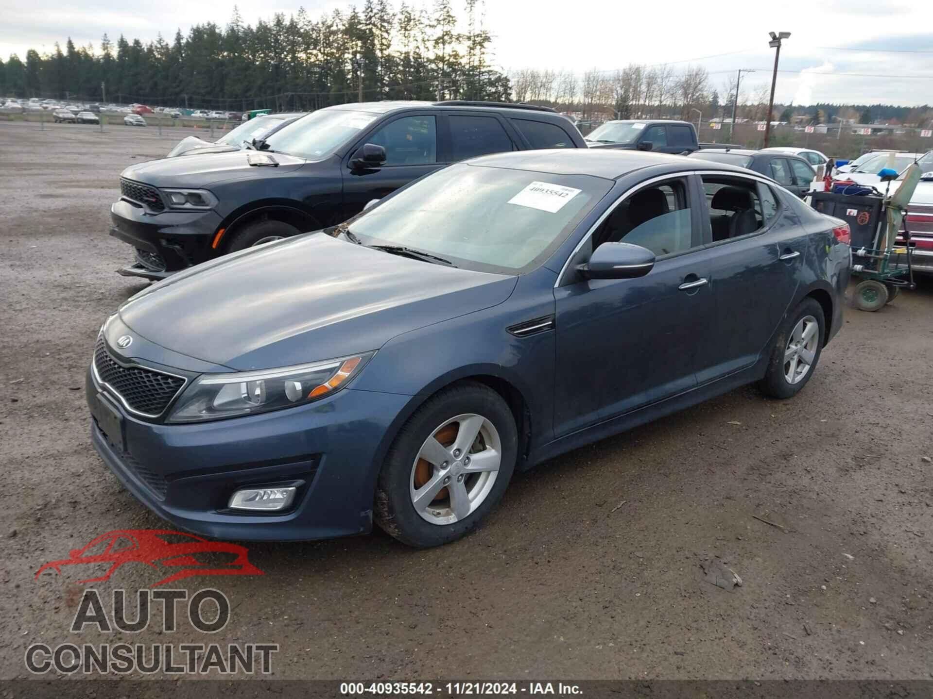 KIA OPTIMA 2015 - KNAGM4A76F5592003