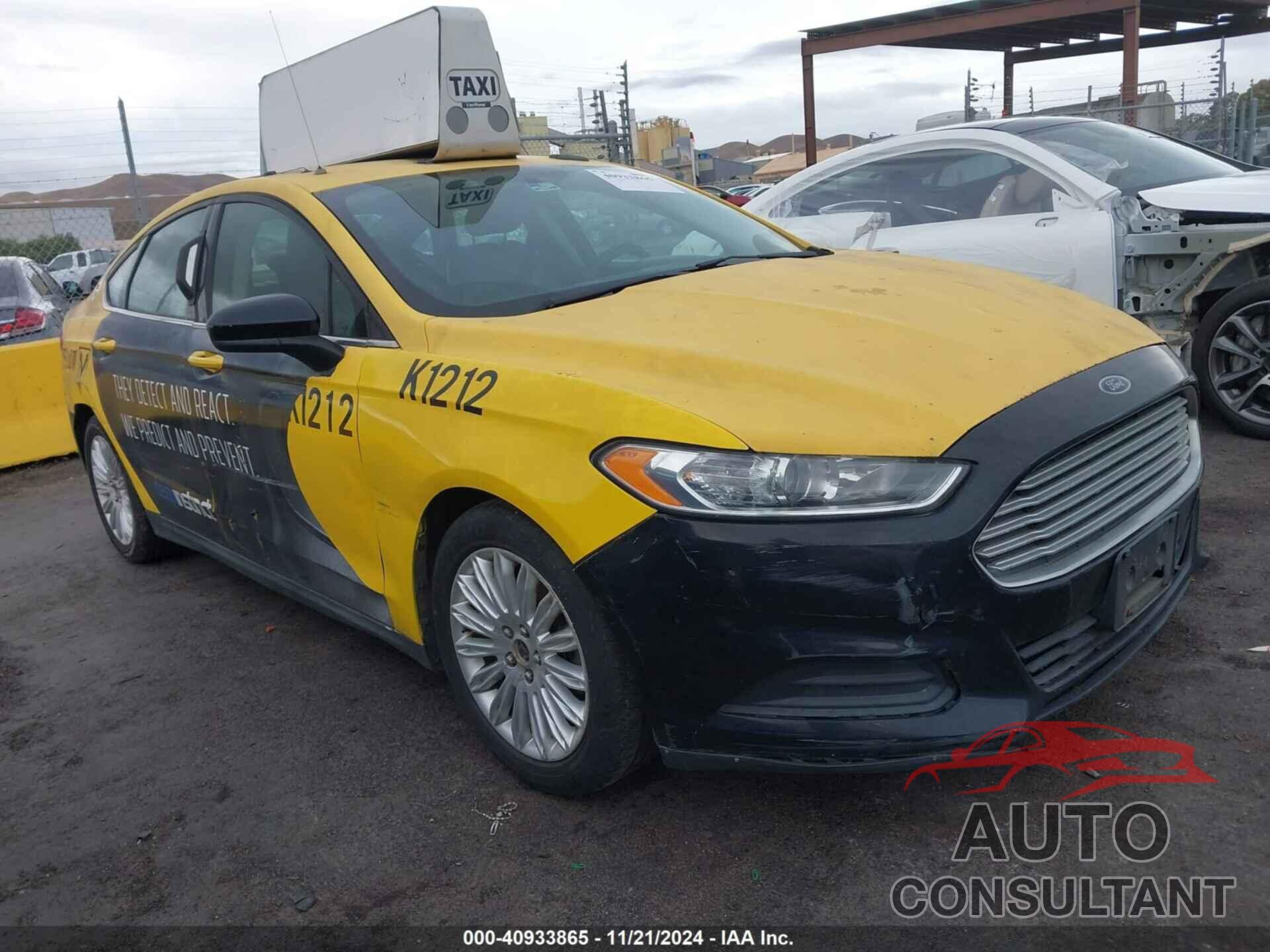 FORD FUSION HYBRID 2016 - 3FA6P0UU8GR176166