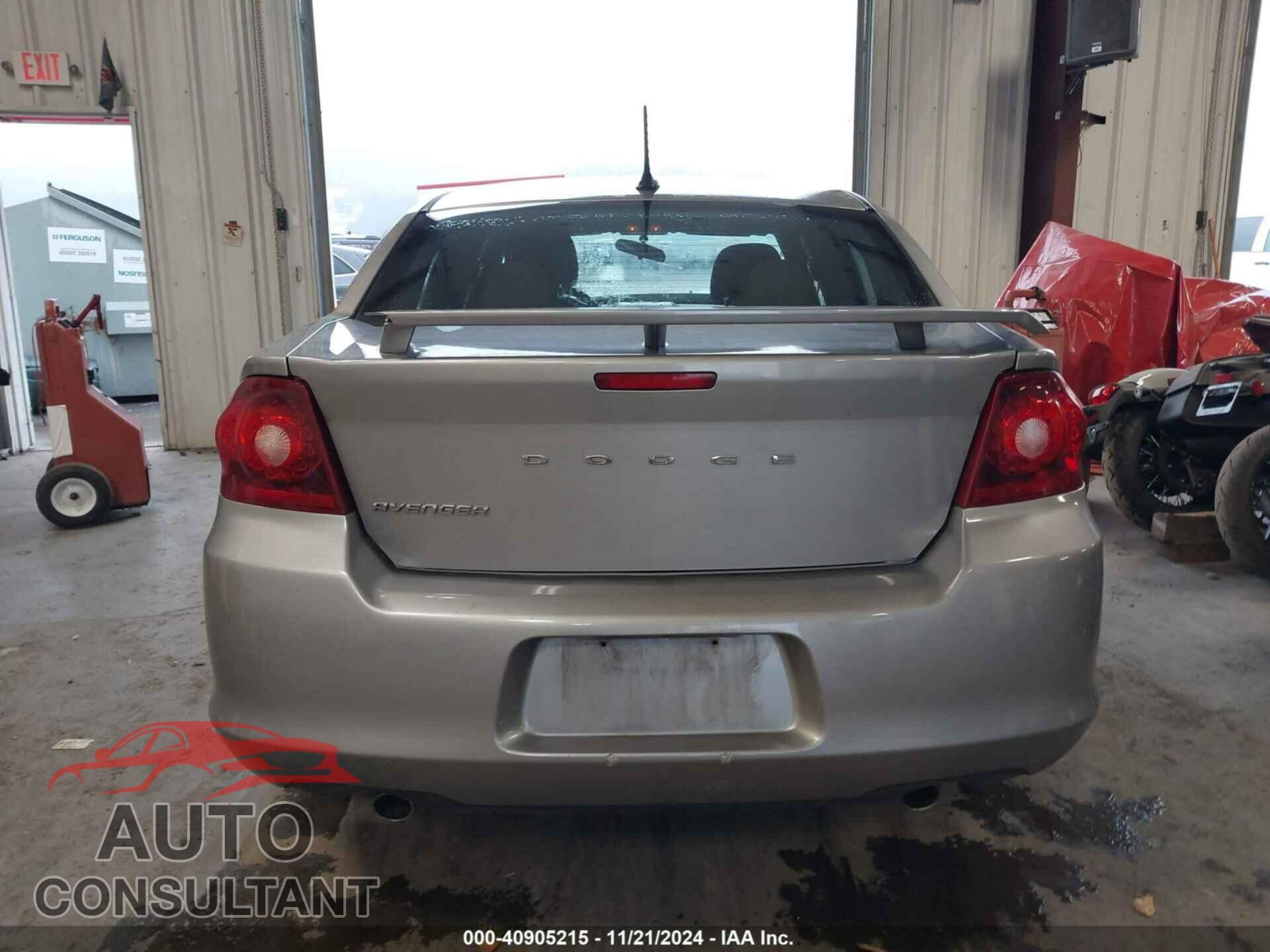 DODGE AVENGER 2013 - 1C3CDZAG9DN720461