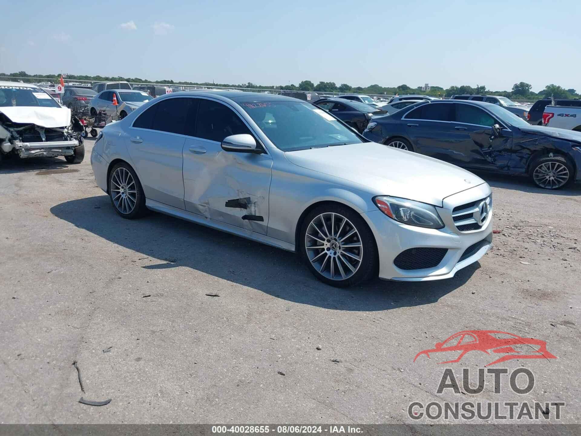 MERCEDES-BENZ C 300 2016 - 55SWF4JB7GU178708