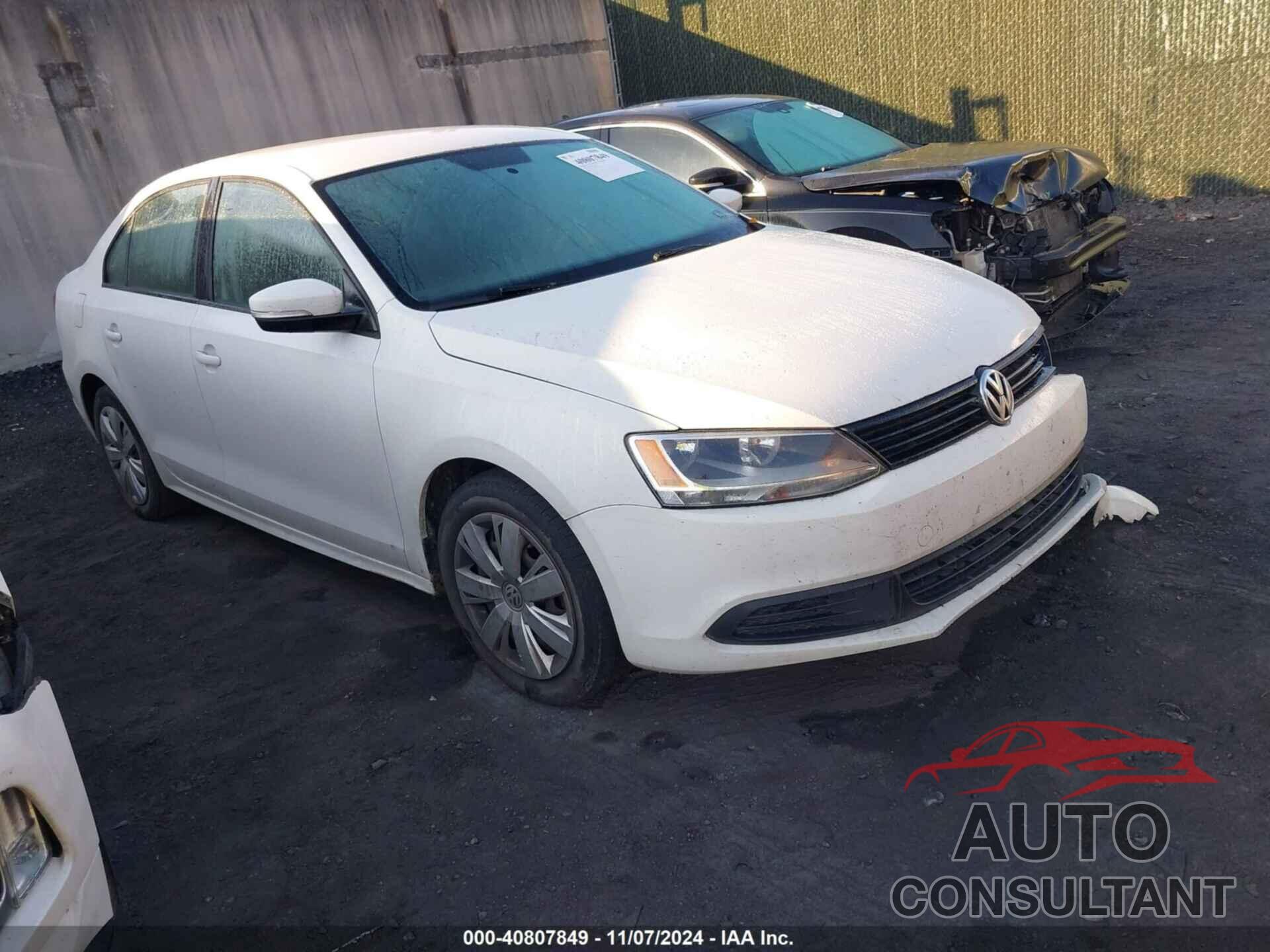 VOLKSWAGEN JETTA 2012 - 3VWDP7AJ5CM453705