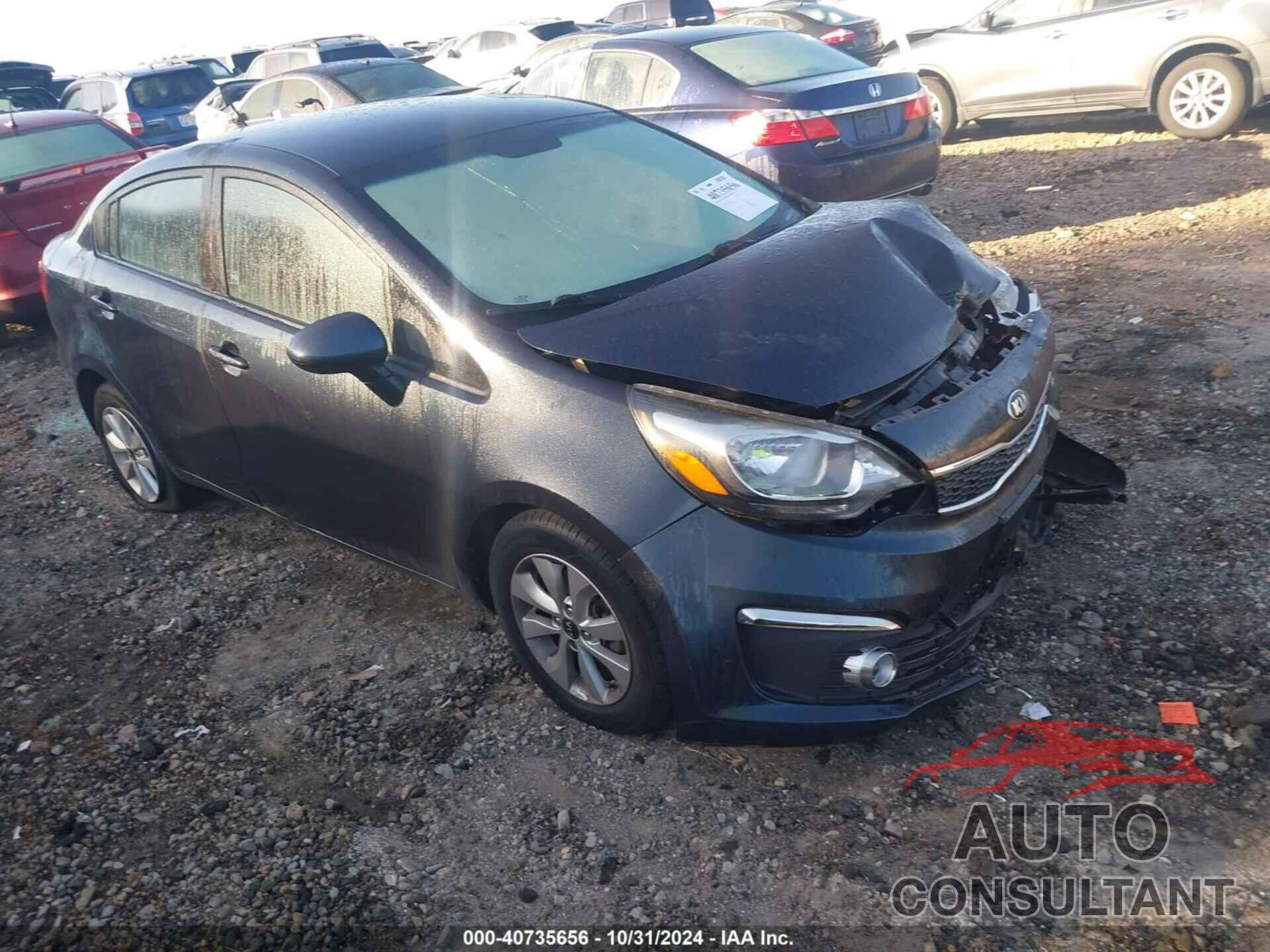 KIA RIO 2017 - KNADN4A39H6007280