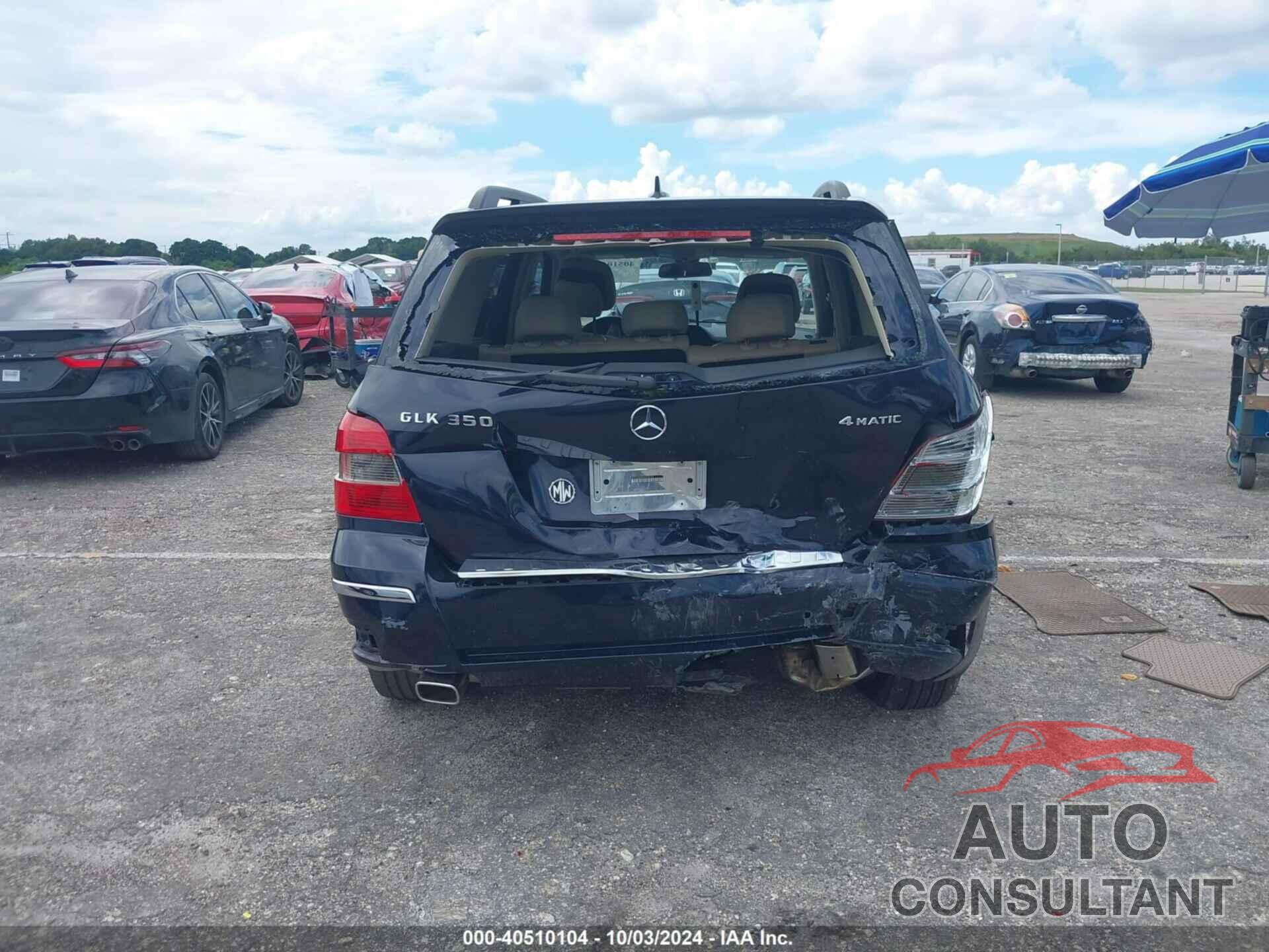 MERCEDES-BENZ GLK 350 2010 - WDCGG8HB3AF423078