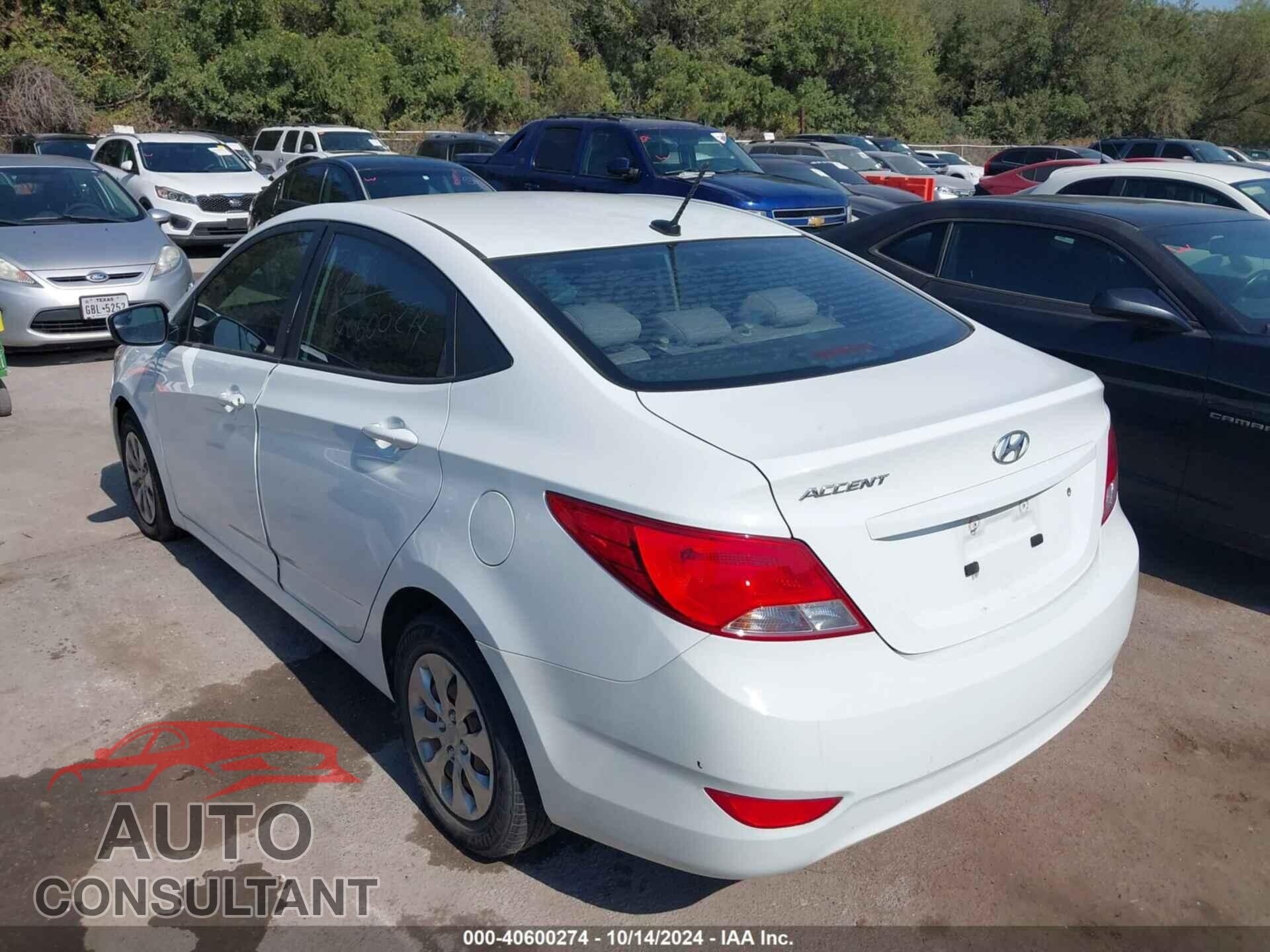 HYUNDAI ACCENT 2016 - KMHCT4AE9GU956789