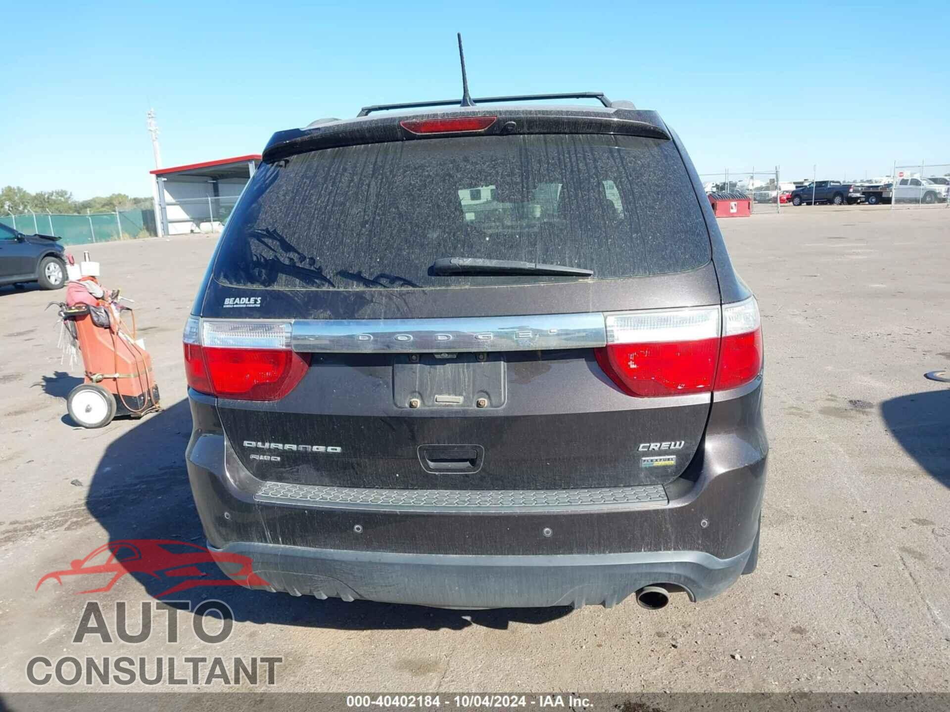 DODGE DURANGO 2012 - 1C4RDJDG5CC261667
