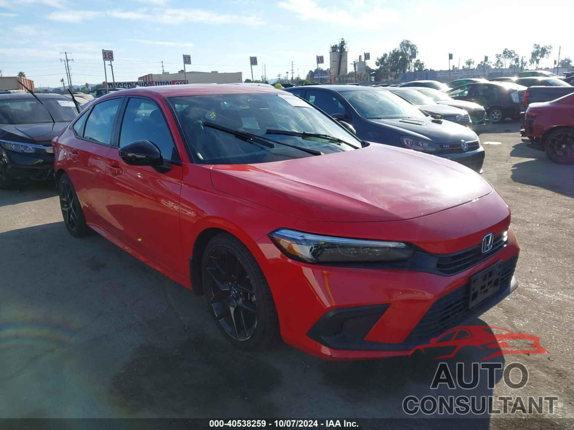 HONDA CIVIC 2022 - 2HGFE2F53NH584926