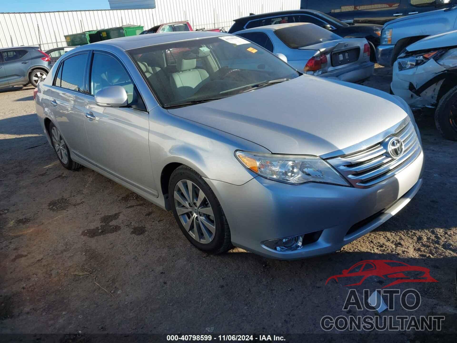 TOYOTA AVALON 2011 - 4T1BK3DB4BU400912