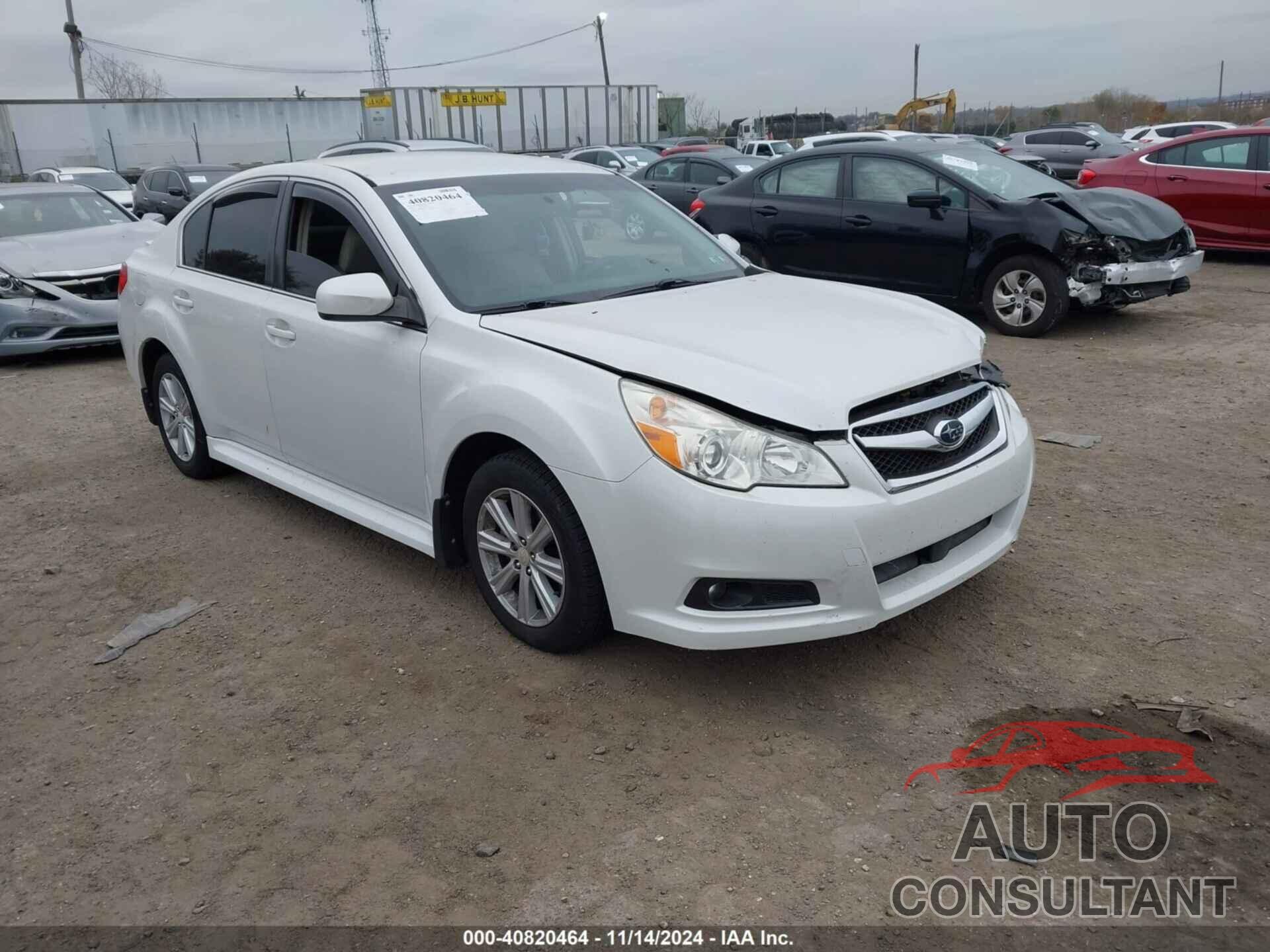 SUBARU LEGACY 2010 - 4S3BMBB61A3240619