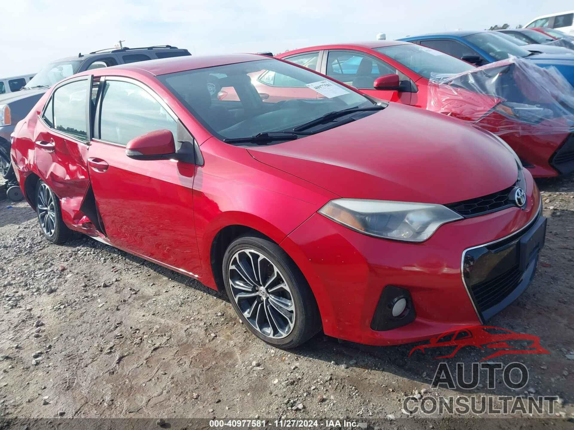 TOYOTA COROLLA 2014 - 2T1BURHE1EC072761