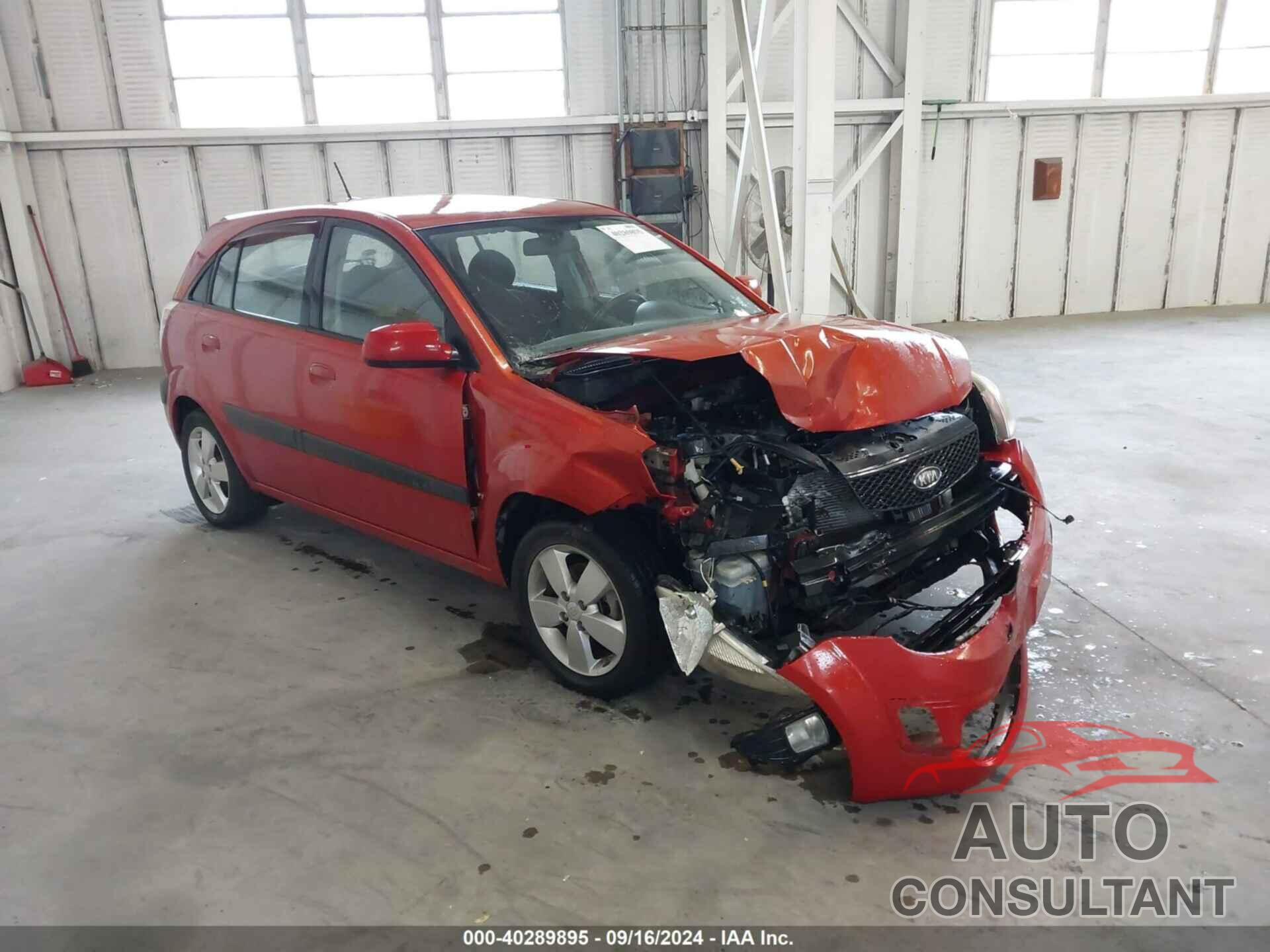 KIA RIO5 2009 - KNADE243196452162