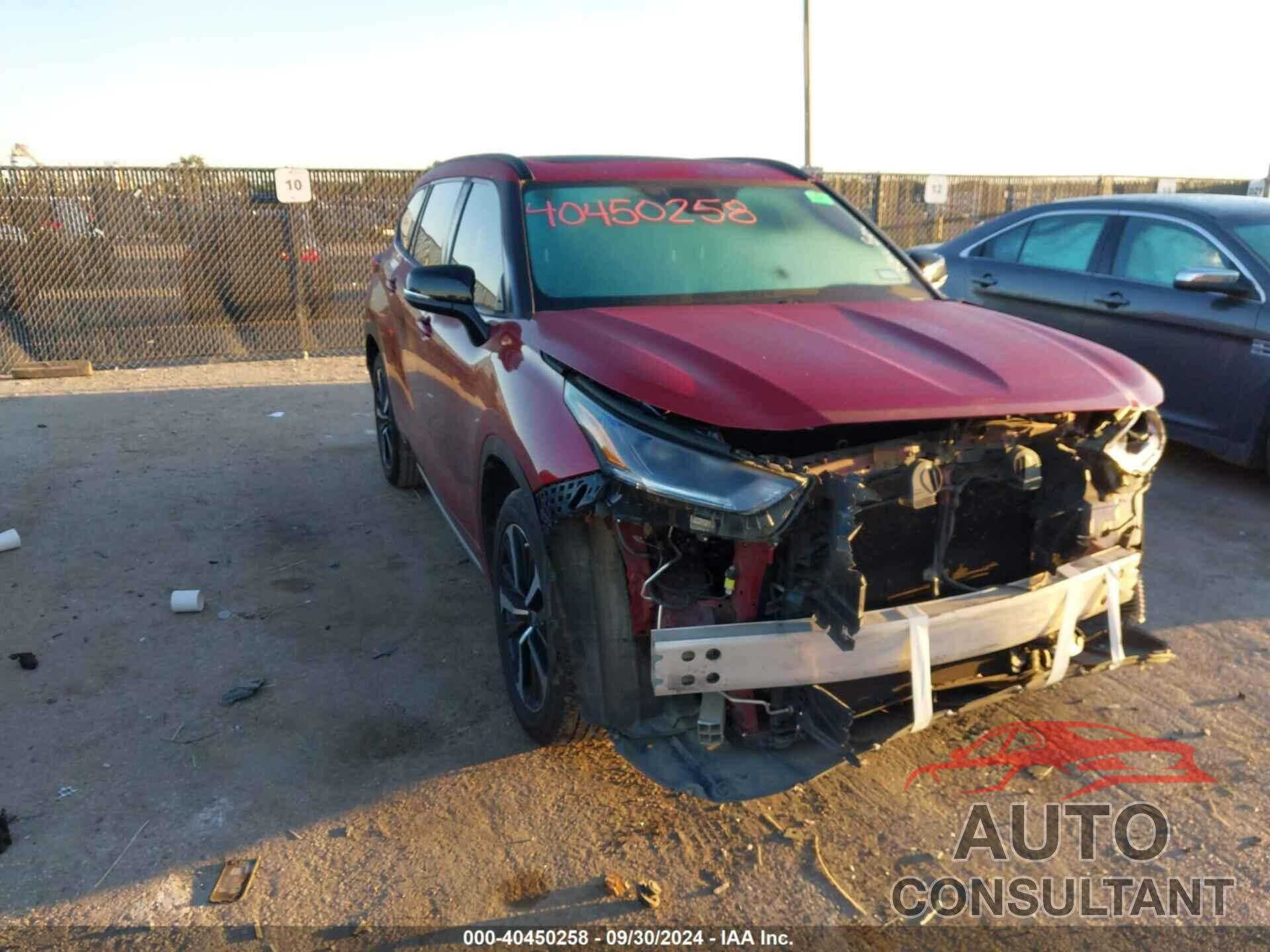 TOYOTA HIGHLANDER 2021 - 5TDLZRAH5MS034689